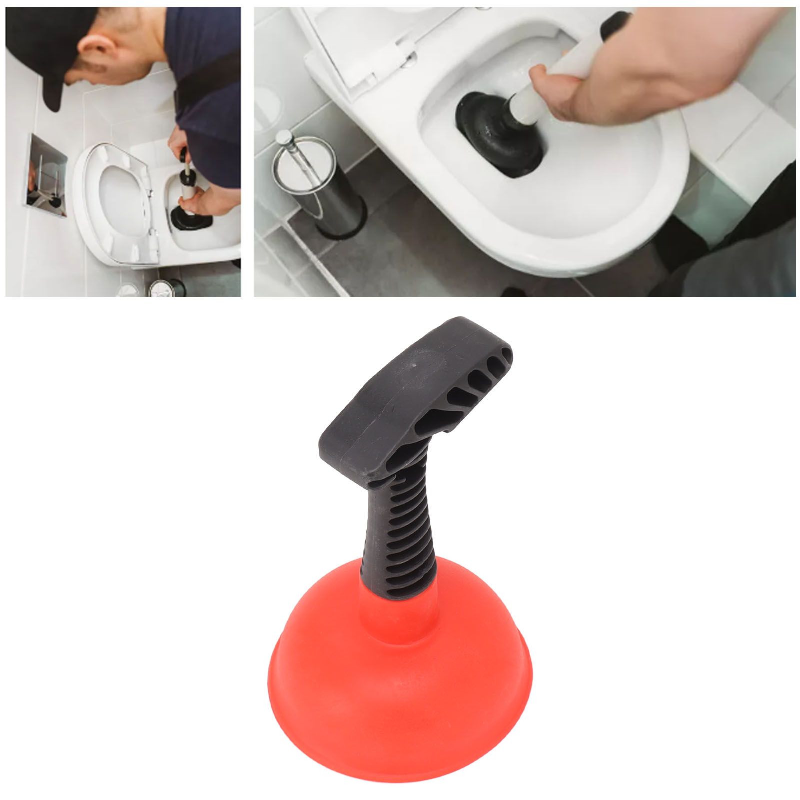 Mini Plunger Powerful Slip Proof Handle Efficient Small Drain Plunger for view 11