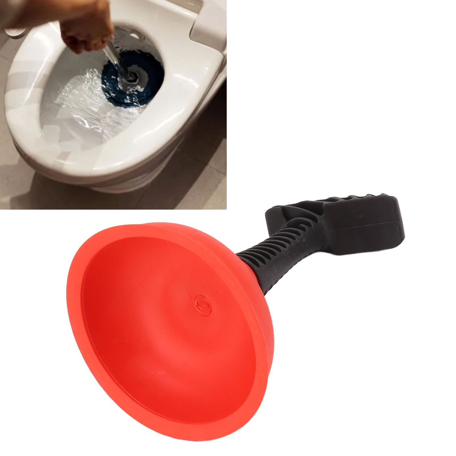 Mini Plunger Powerful Slip Proof Handle Efficient Small Drain Plunger for view 12