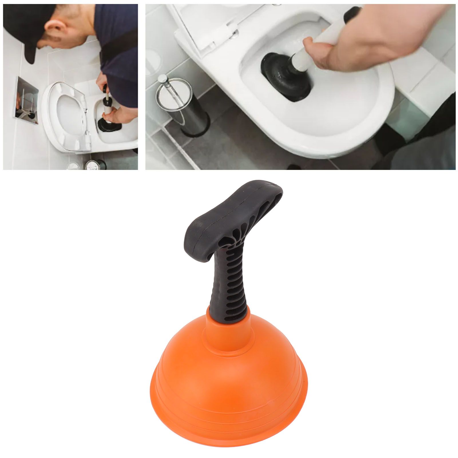 Mini Plunger Powerful Slip Proof Handle Efficient Small Drain Plunger for view 11