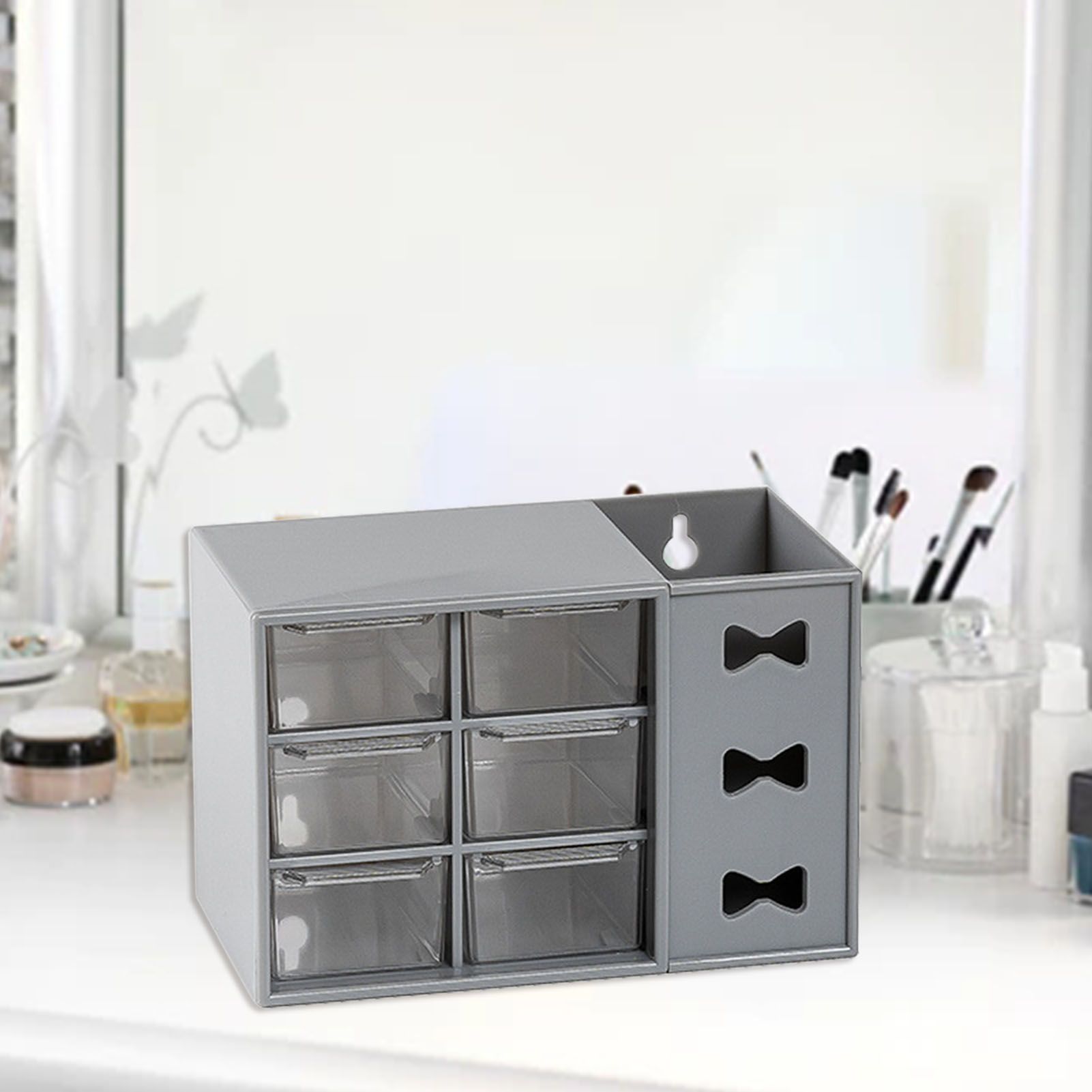 Pen Desk Shelf Dustproof 6 Drawers Pen Organization Storage Shelf for Students view 5
