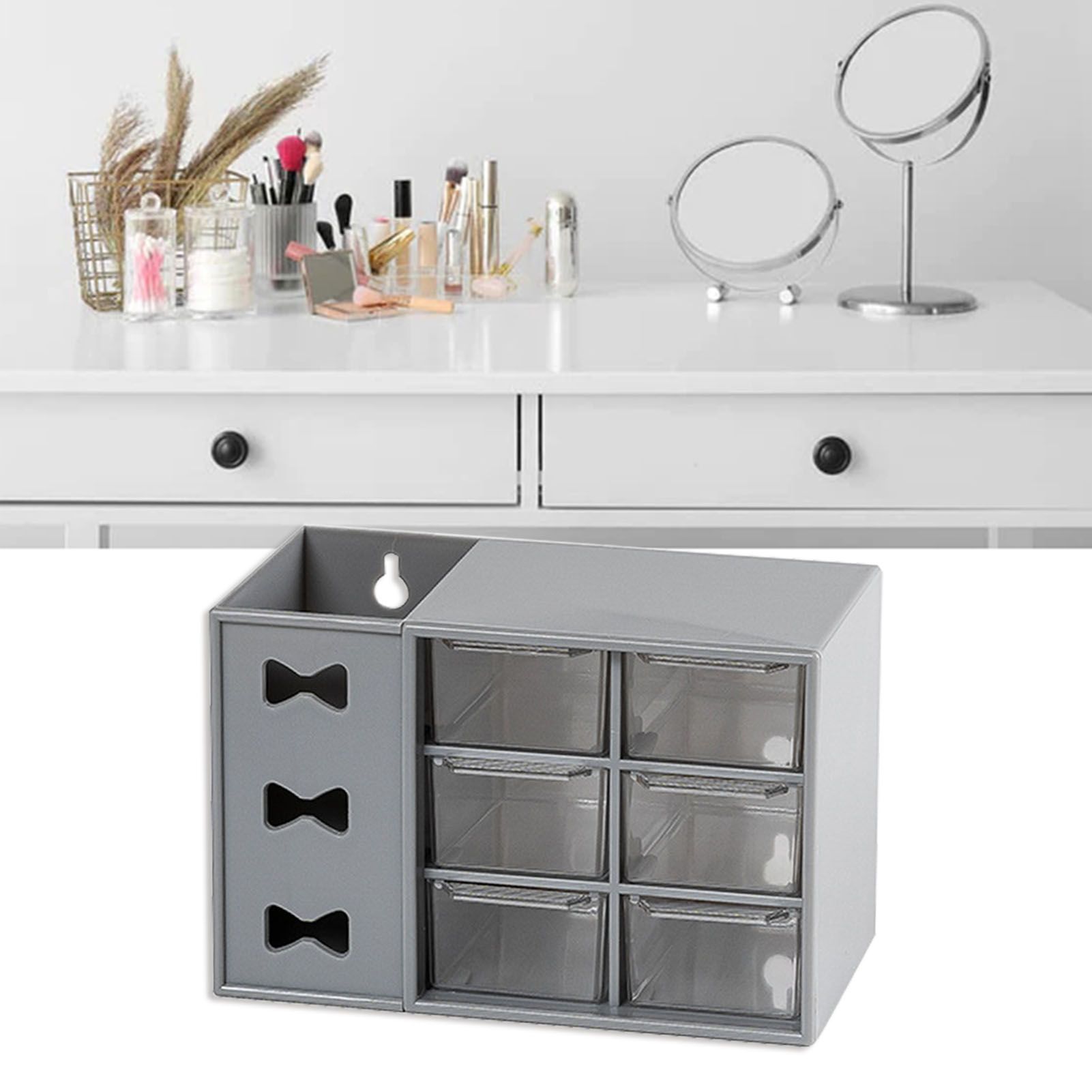 Pen Desk Shelf Dustproof 6 Drawers Pen Organization Storage Shelf for Students view 10