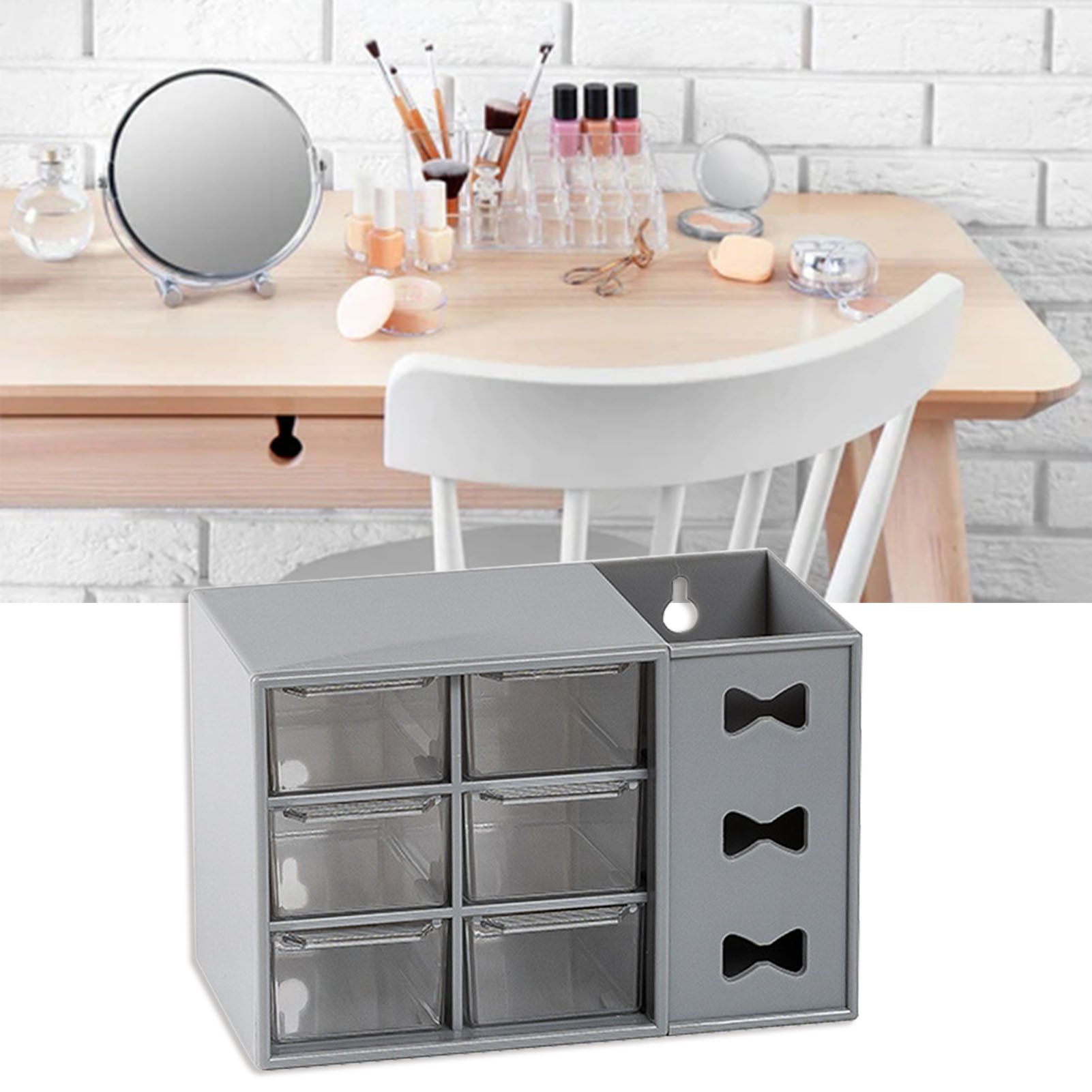 Pen Desk Shelf Dustproof 6 Drawers Pen Organization Storage Shelf for Students view 11
