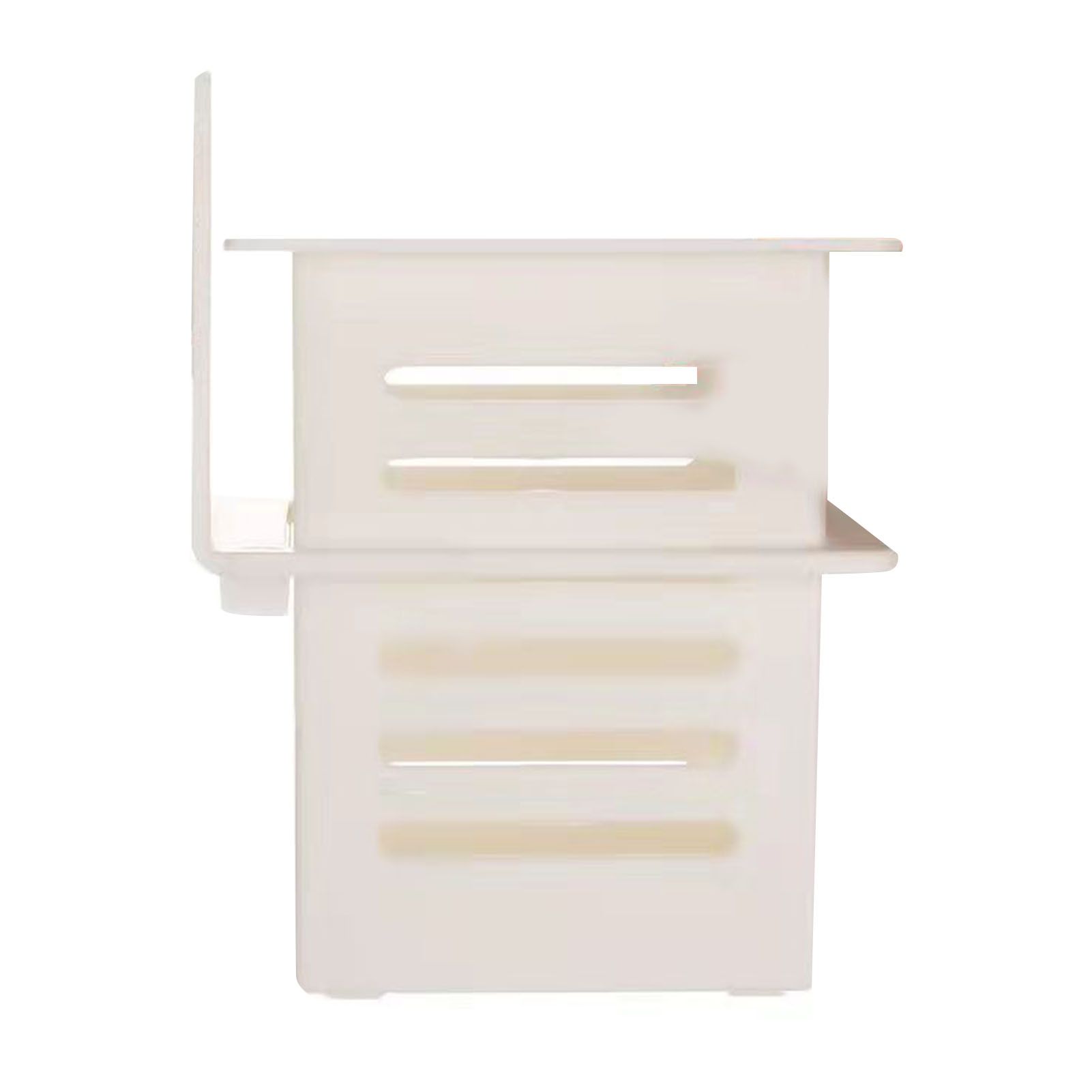 Bathroom Kitchen Draining Shelf Plastic Adhesive Waterproof Small Wall