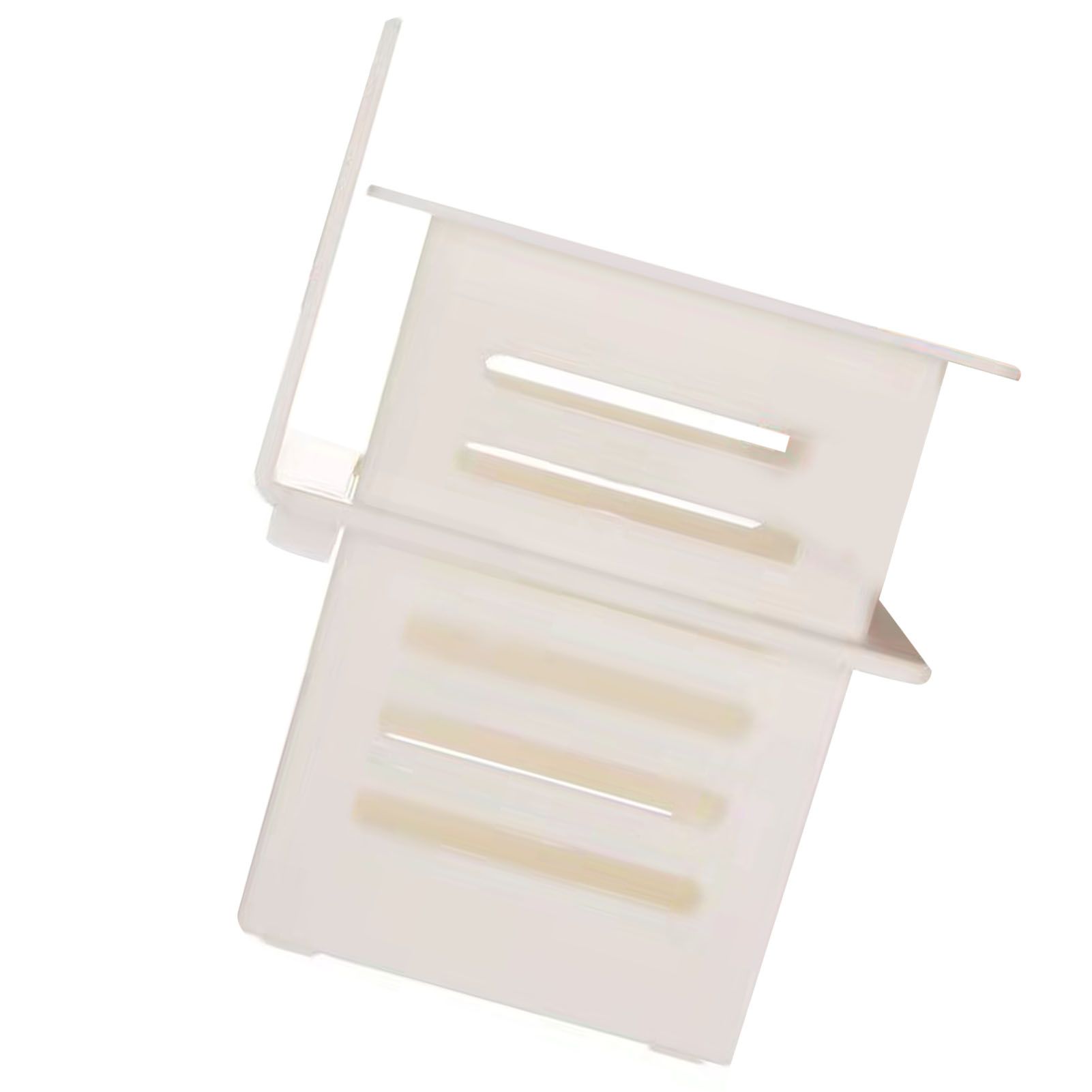 Bathroom Kitchen Draining Shelf Plastic Adhesive Waterproof Small Wall view 4
