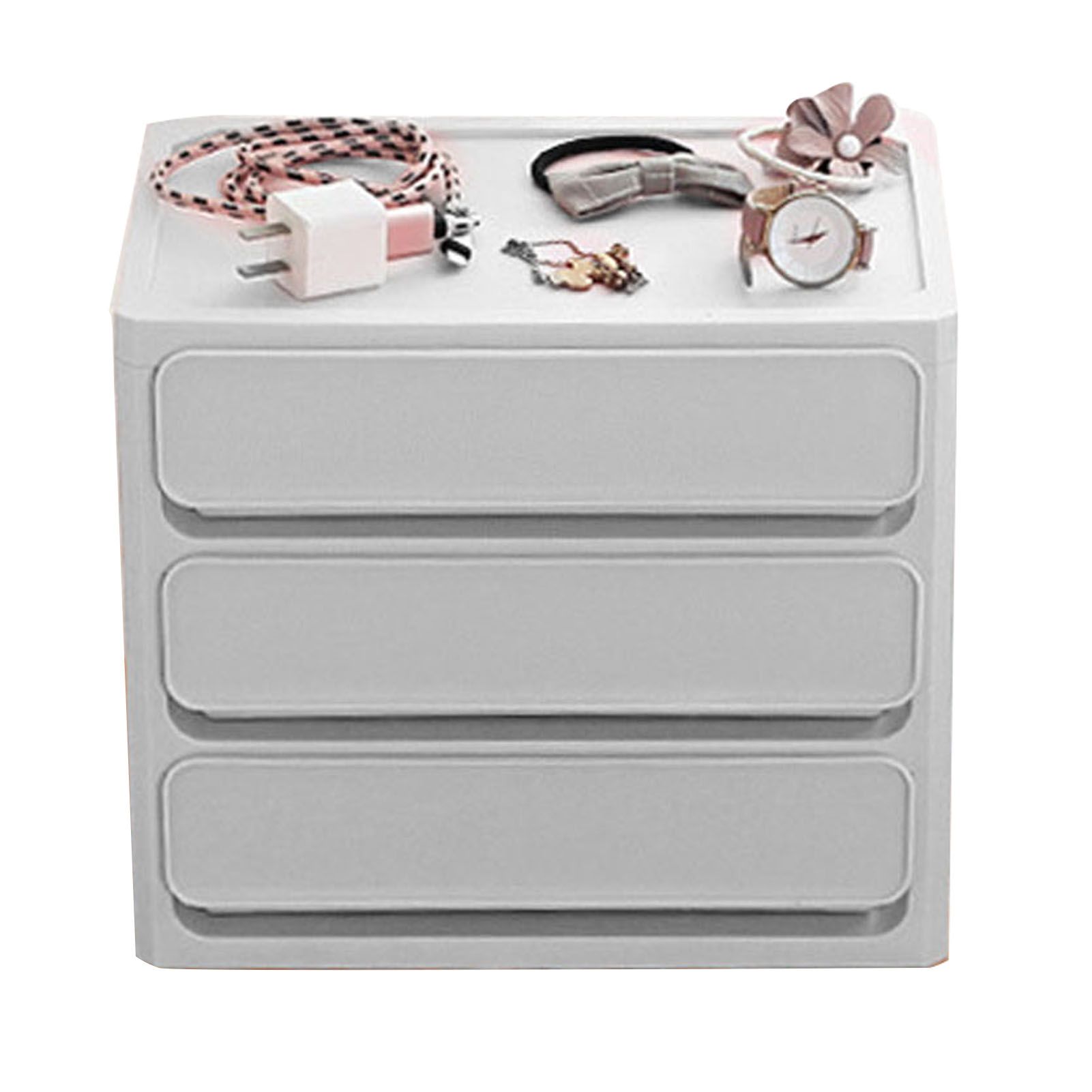 Storage Drawer Multi Layers Stackable Dustproof Desktop Storage Box Organizer view 3