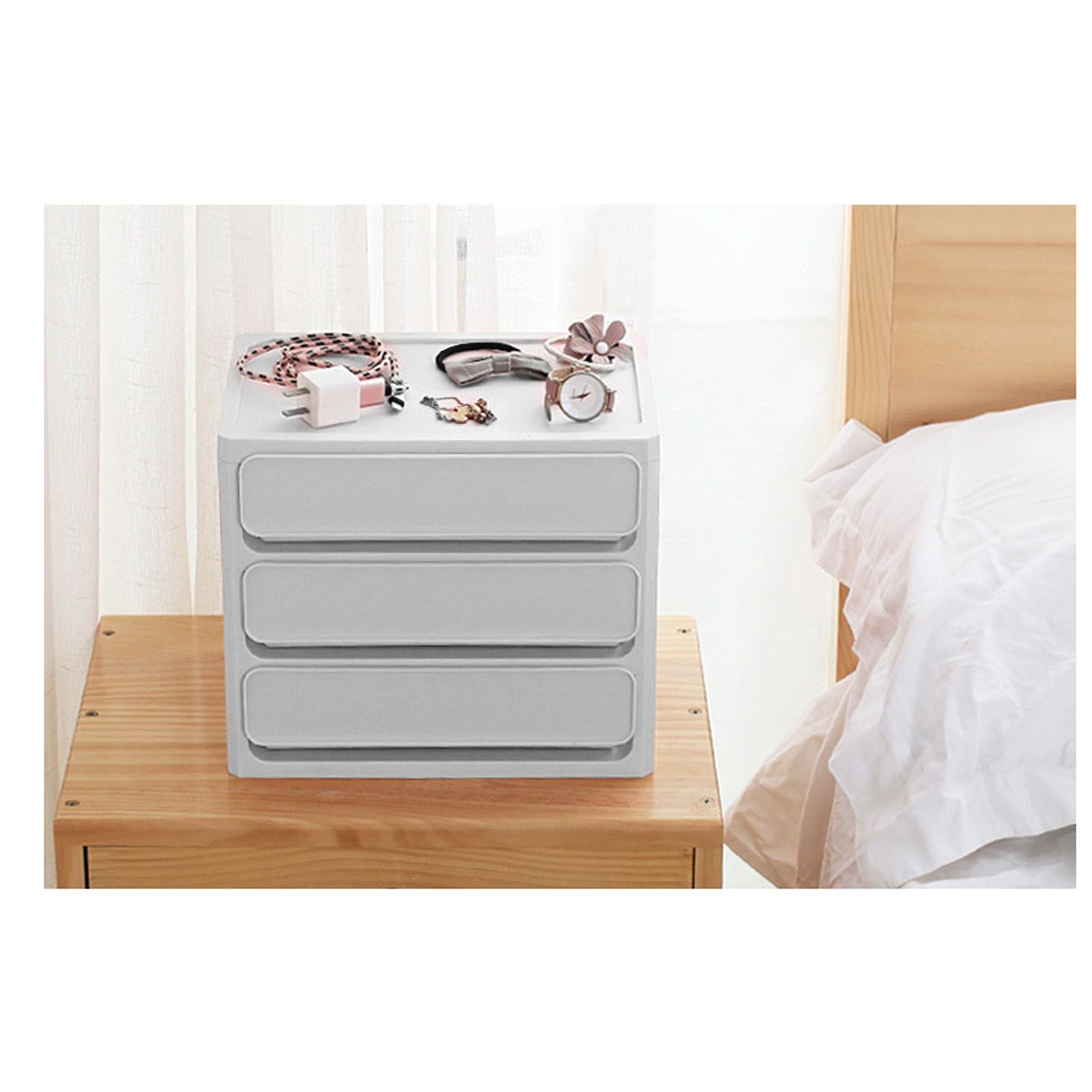 Storage Drawer Multi Layers Stackable Dustproof Desktop Storage Box Organizer view 14