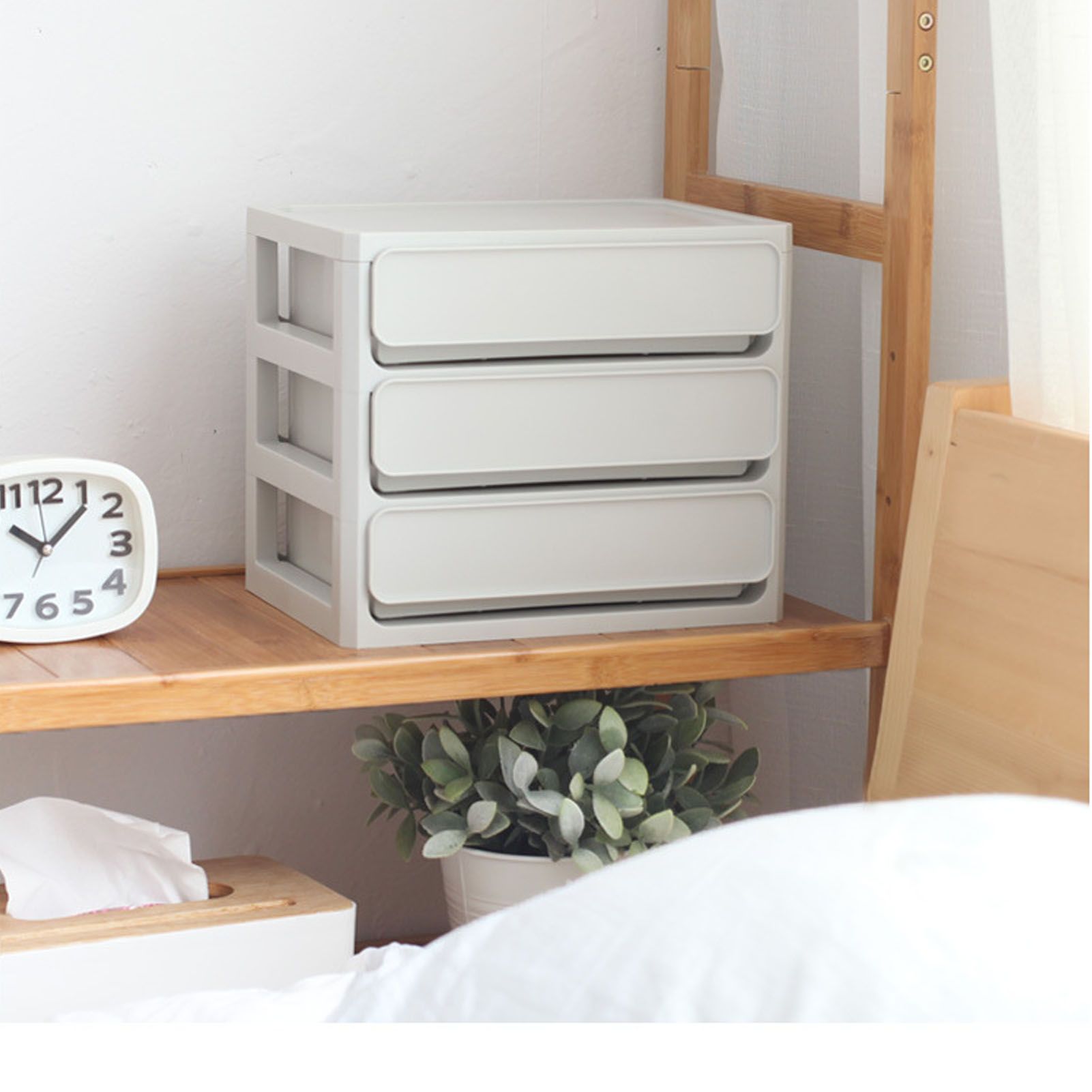 Storage Drawer Multi Layers Stackable Dustproof Desktop Storage Box Organizer view 15