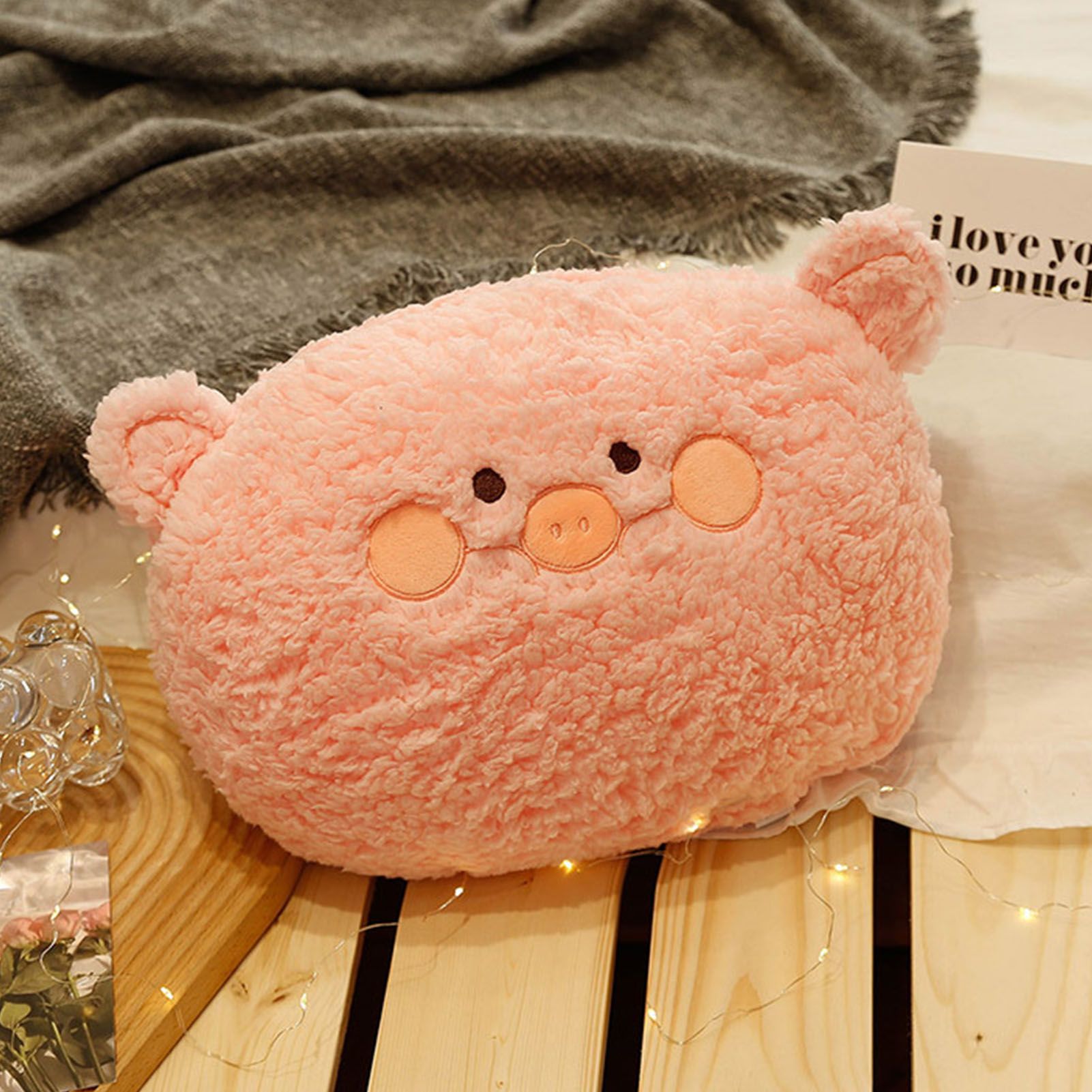 Hand Warm Plush Stuffed Pillow Cute Animal Decorative Soft Warm Hand Cushion view 6