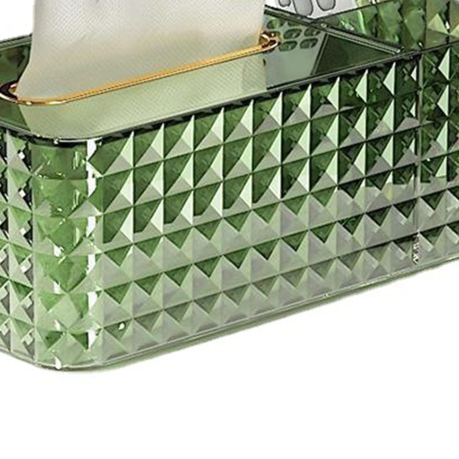 Tissue Storage Box Rhombus Texture Side Partition Towel Napkin Container Case view 11