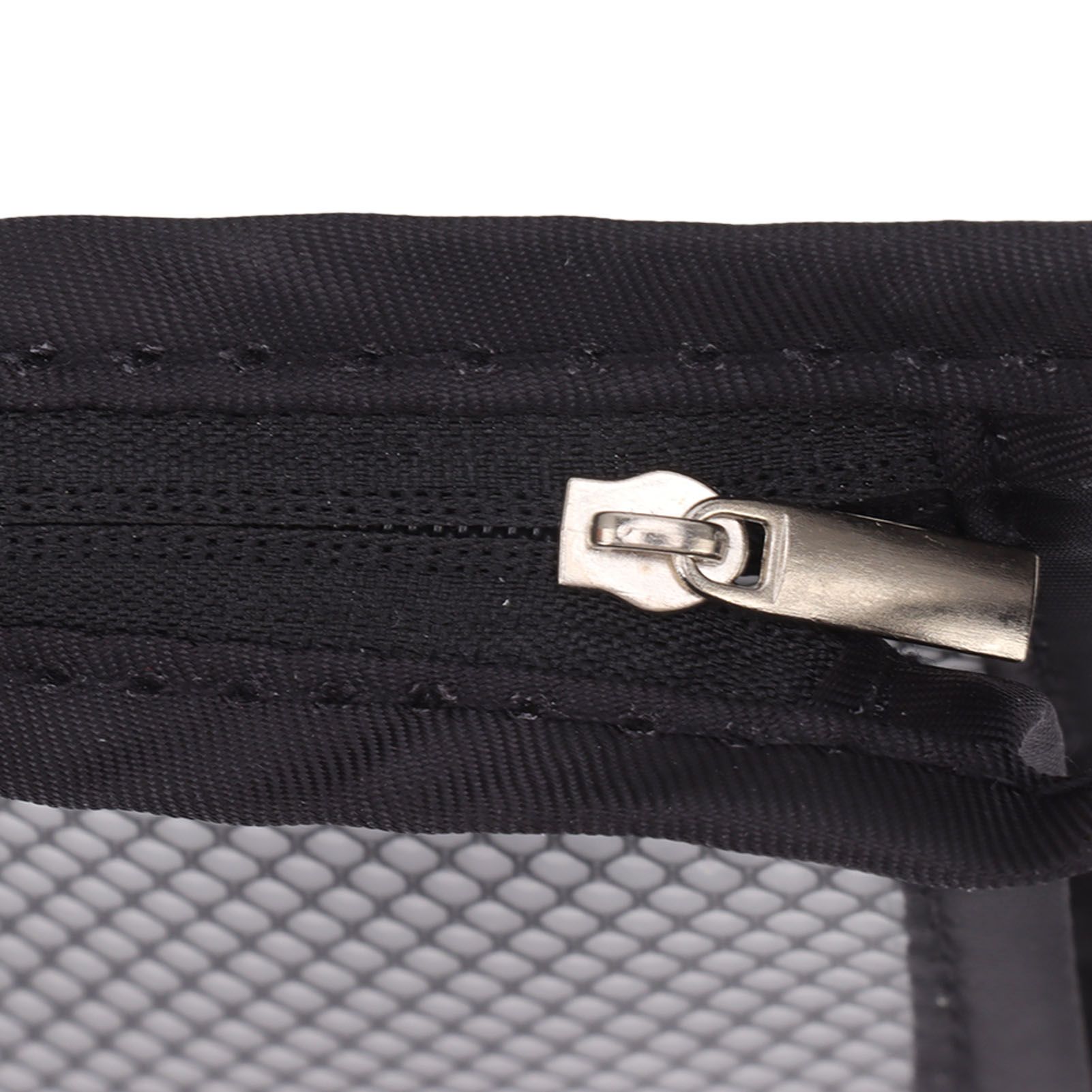3Pcs Mesh Makeup Bag Waterproof EVA Triangular Design Semi Transparent Mesh view 14