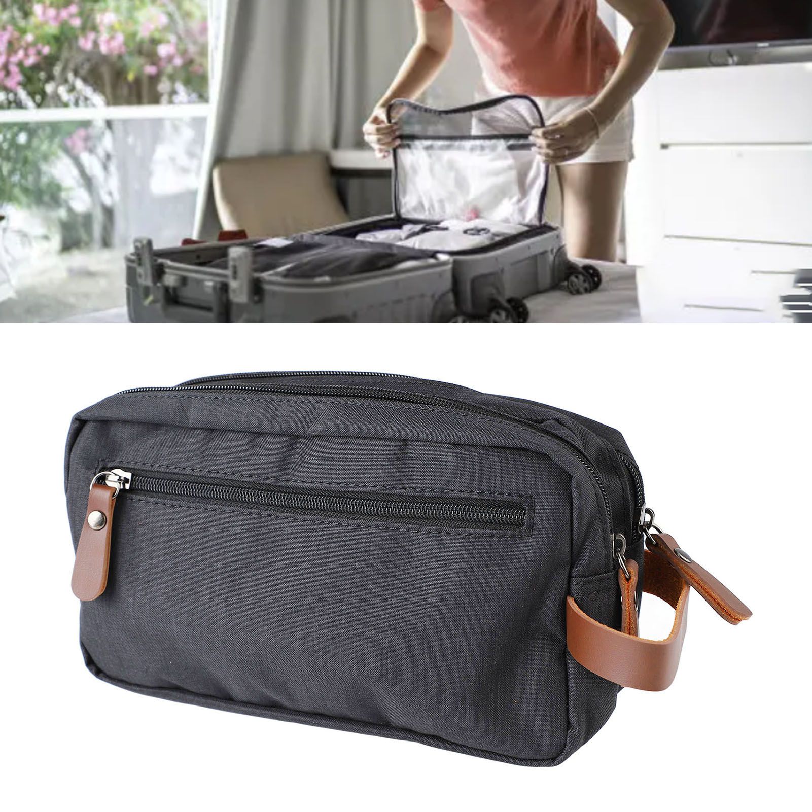 Travel Toiletry Bag Waterproof Handheld Large Capacity Multifunctional view 12