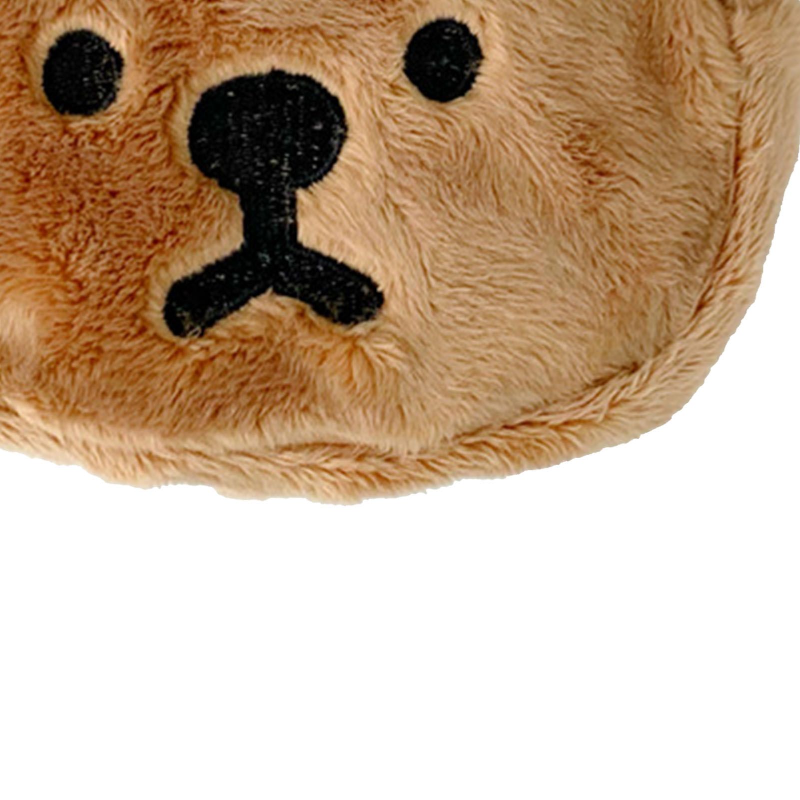 Cartoon Coin Purse Bear Shape Cute Portable Plush Mini Change Purse for view 8