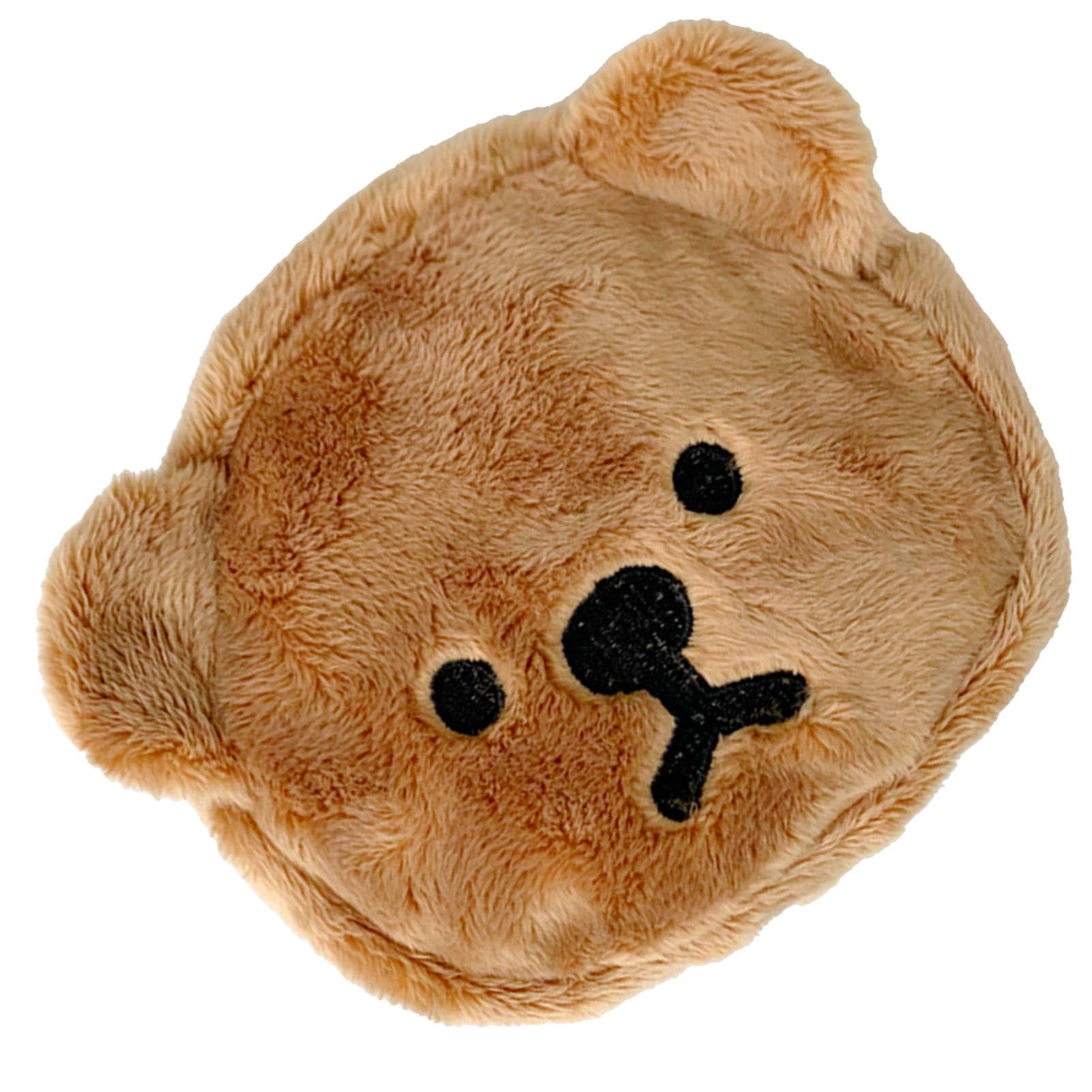 Cartoon Coin Purse Bear Shape Cute Portable Plush Mini Change Purse for view 11