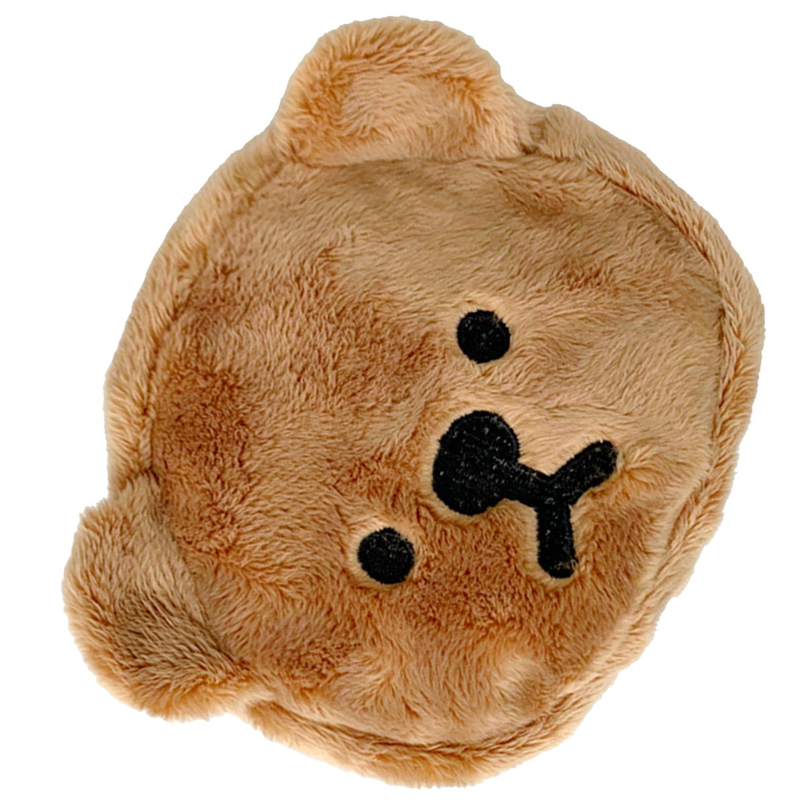 Cartoon Coin Purse Bear Shape Cute Portable Plush Mini Change Purse for view 12