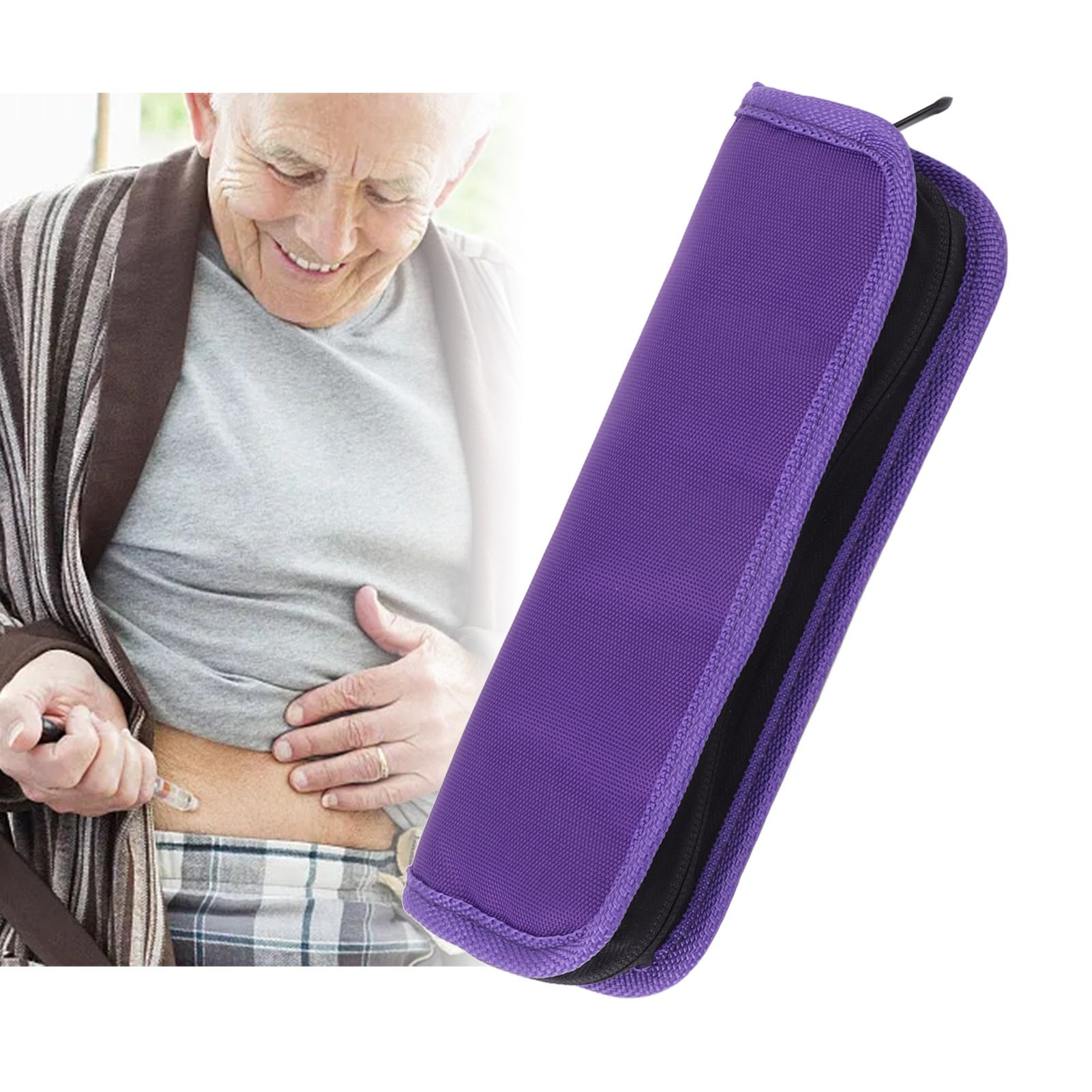Insulin Carrying Case Portable Travel Organizer Coller Bag for Diabetes with view 12