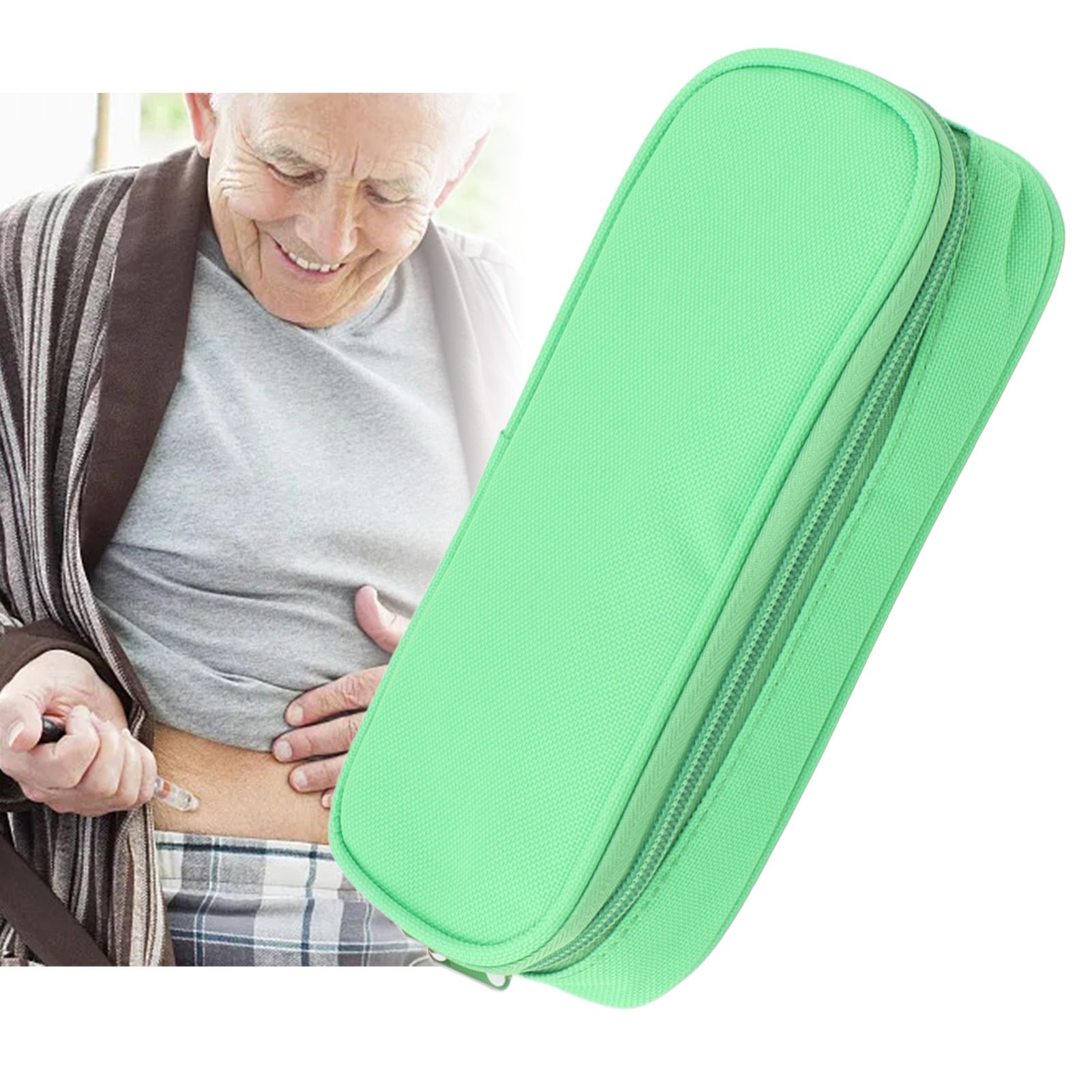Insulin Carrying Case Portable Travel Organizer Coller Bag for Diabetes with view 11