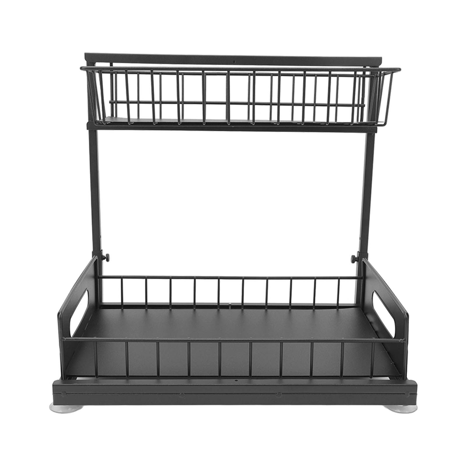 Under Sink Organizers and Storage Sliding Cabinet Basket Organizer 2 Tier view 2
