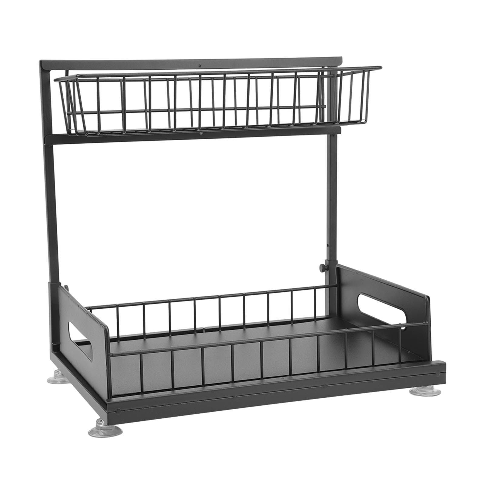 Under Sink Organizers and Storage Sliding Cabinet Basket Organizer 2 Tier view 4