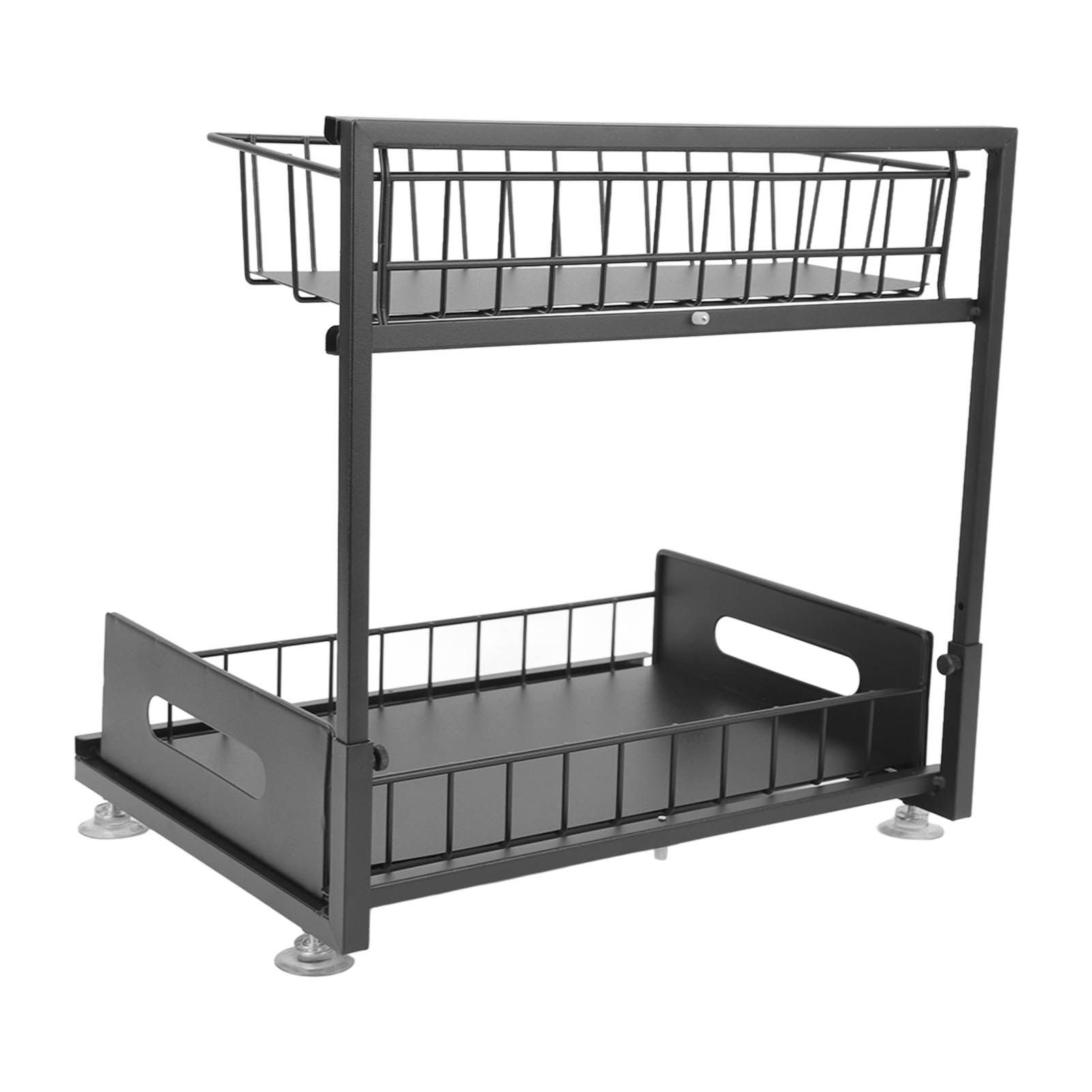 Under Sink Organizers and Storage Sliding Cabinet Basket Organizer 2 Tier view 5
