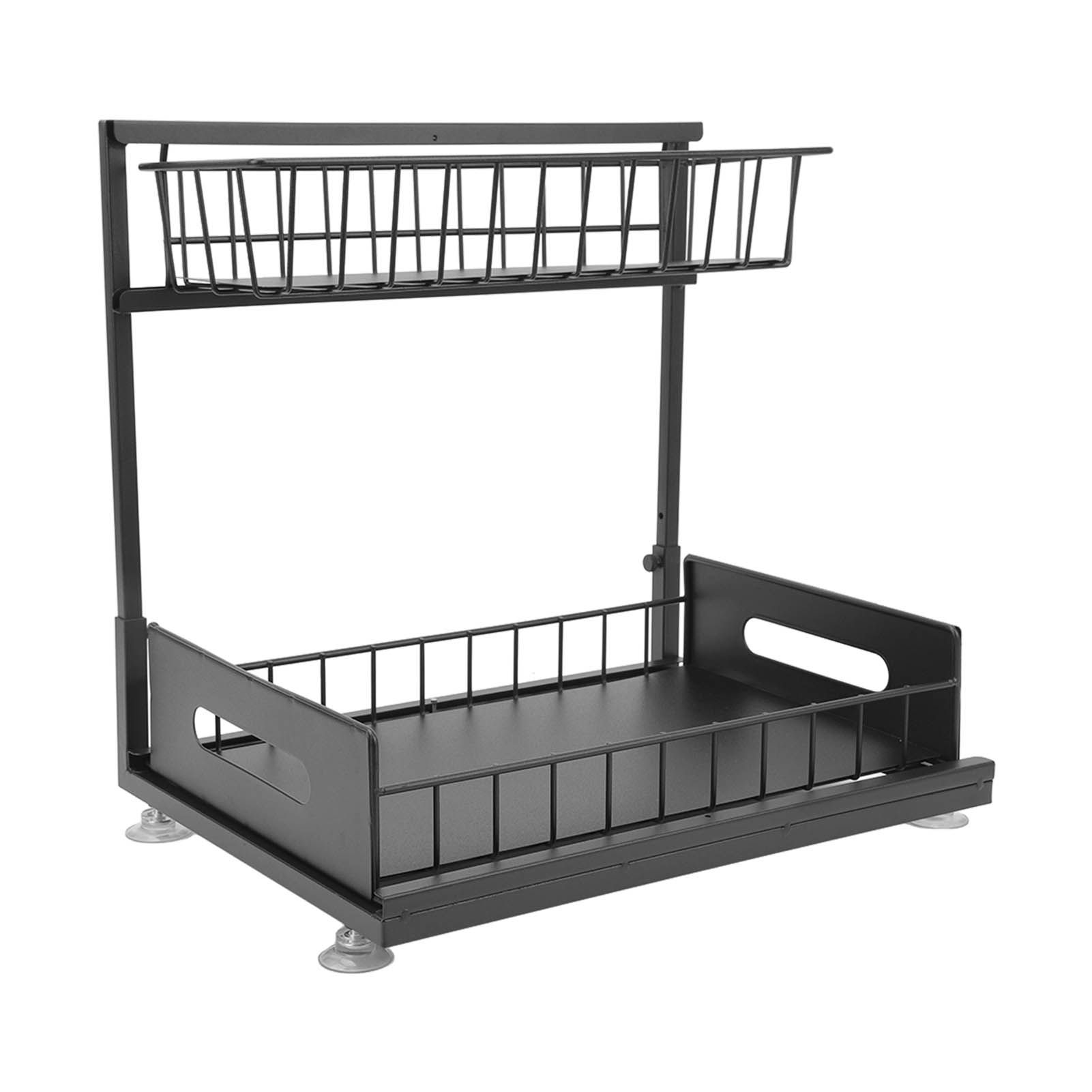 Under Sink Organizers and Storage Sliding Cabinet Basket Organizer 2 Tier view 8