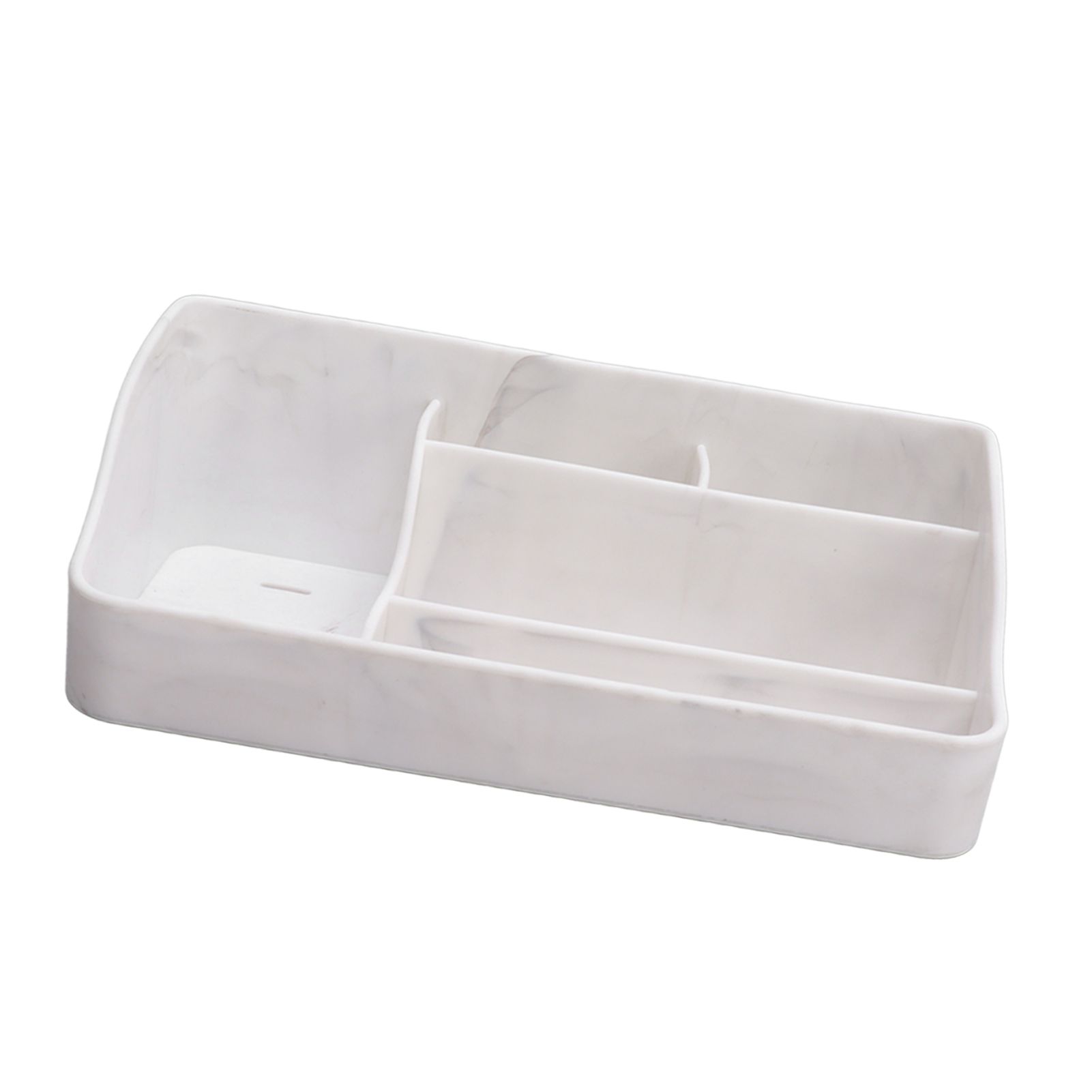 5 Grid Makeup Organizer Silicone Cosmetic Storage Box Makeup Desk Organizer view 3