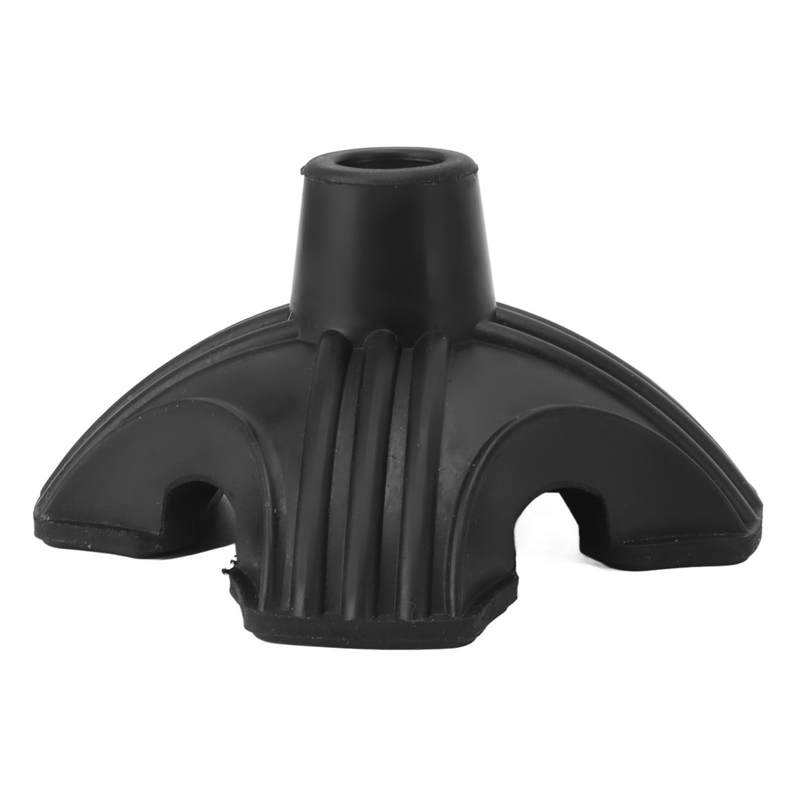 Cane Tip Walking Rubber Foot Pad Replacement 4 Prong Self Standing Non Slip Base view 2