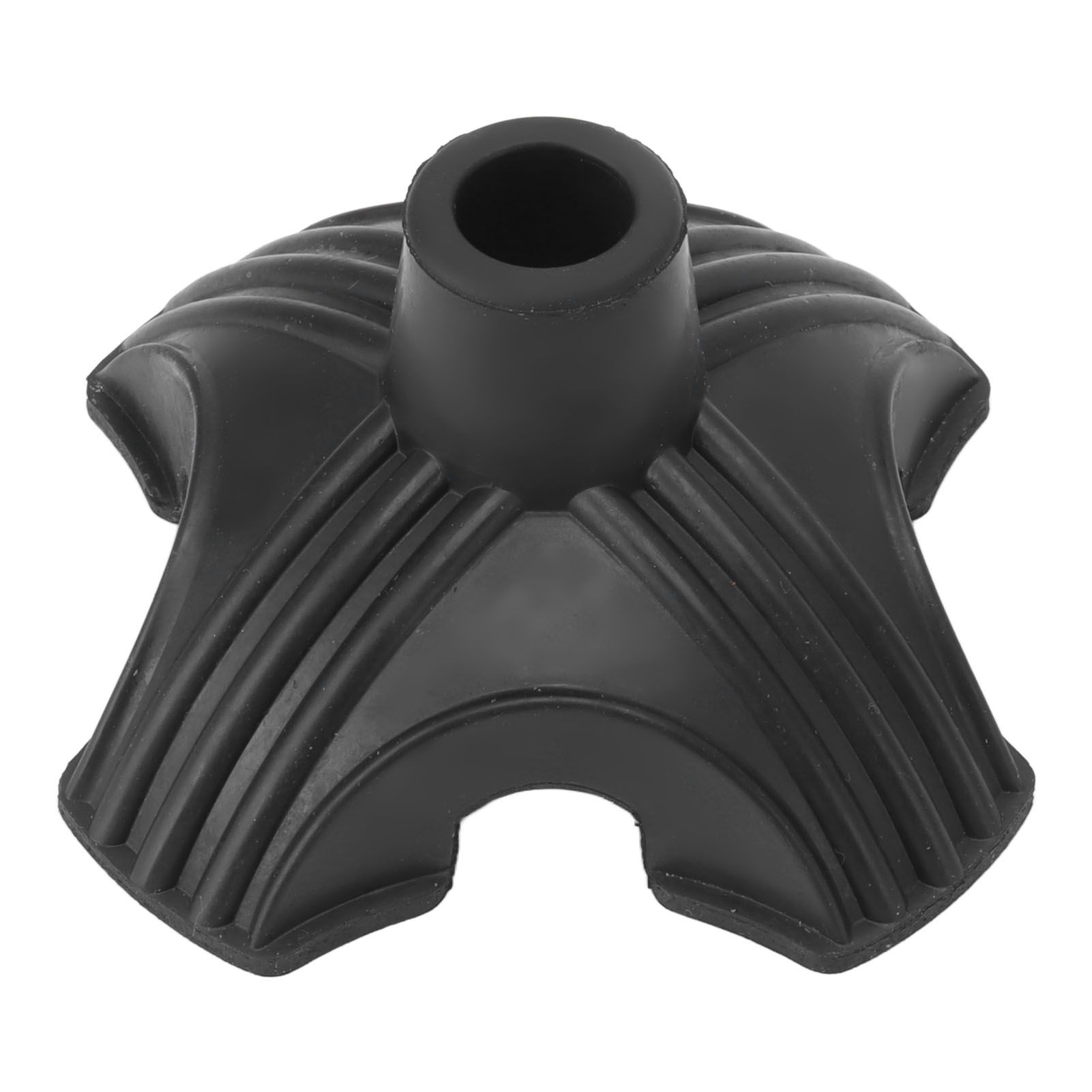 Cane Tip Walking Rubber Foot Pad Replacement 4 Prong Self Standing Non Slip Base view 3