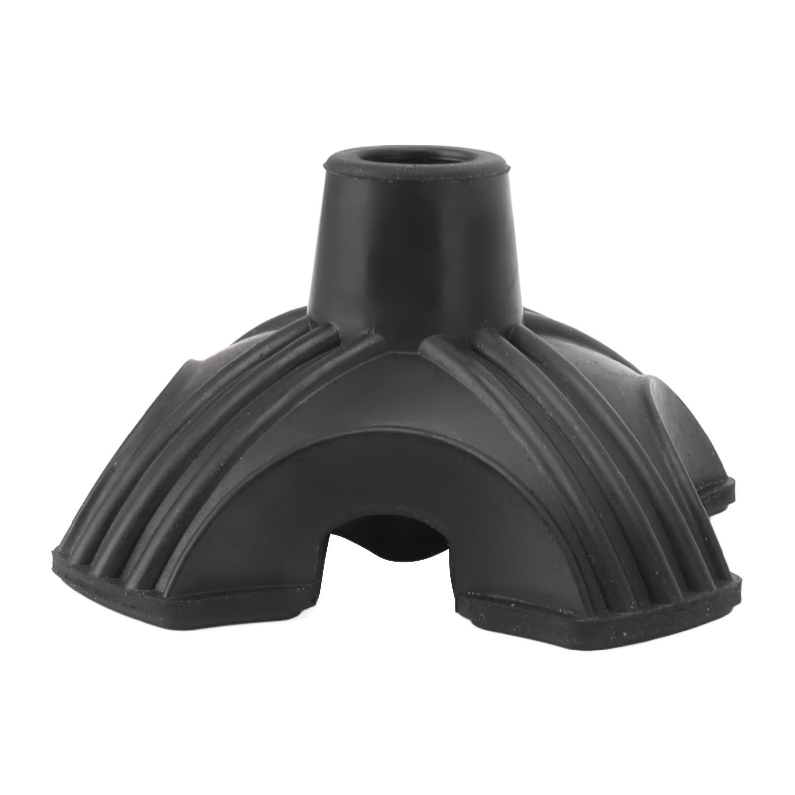 Cane Tip Walking Rubber Foot Pad Replacement 4 Prong Self Standing Non Slip Base view 5