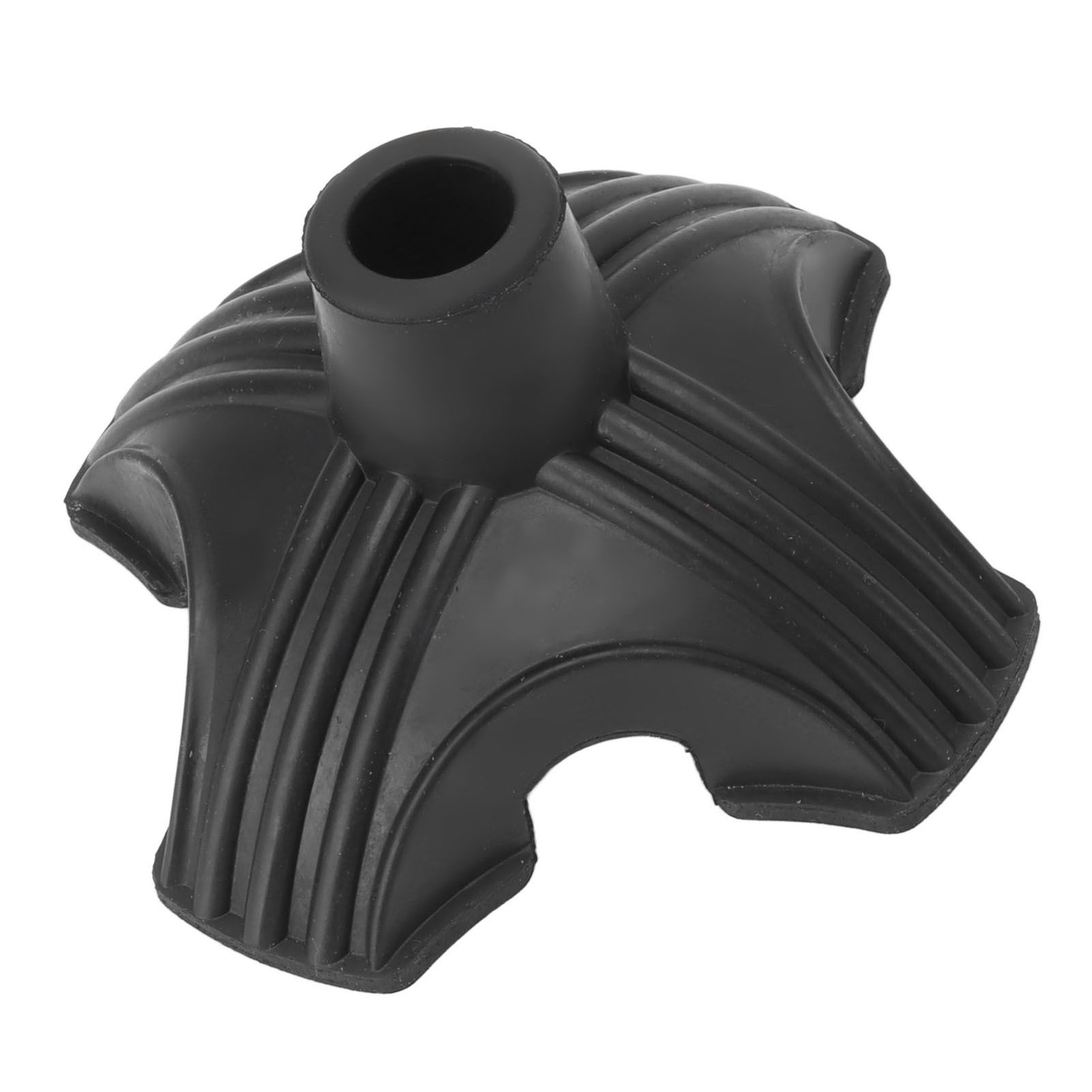 Cane Tip Walking Rubber Foot Pad Replacement 4 Prong Self Standing Non Slip Base view 8
