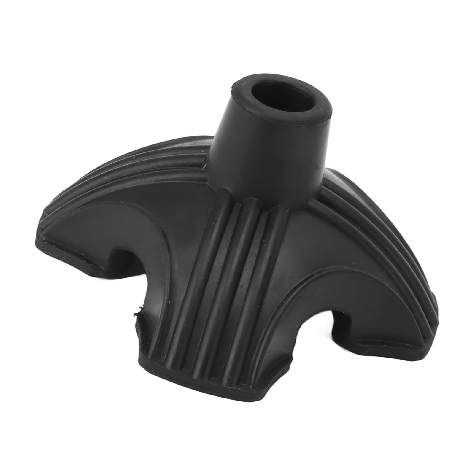 Cane Tip Walking Rubber Foot Pad Replacement 4 Prong Self Standing Non Slip Base view 15