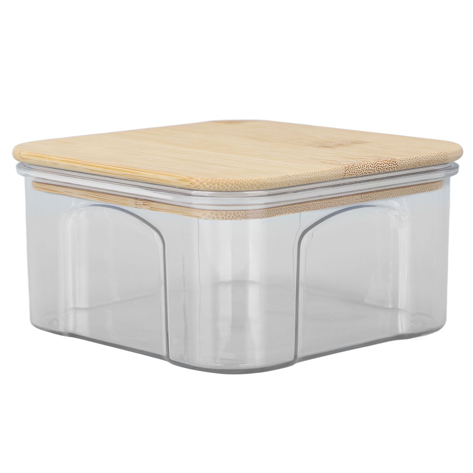 Airtight Food Storage Container Clear Food Storage Jar with Bamboo Lid for view 5
