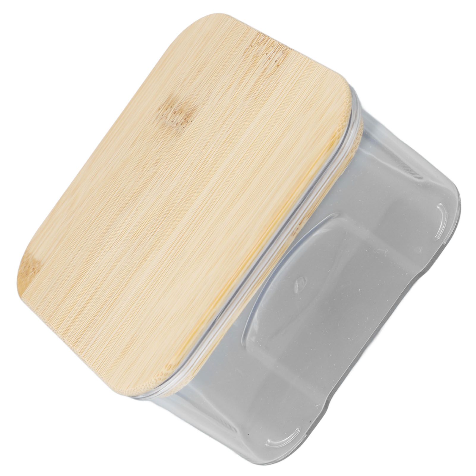 Airtight Food Storage Container Clear Food Storage Jar with Bamboo Lid for view 8