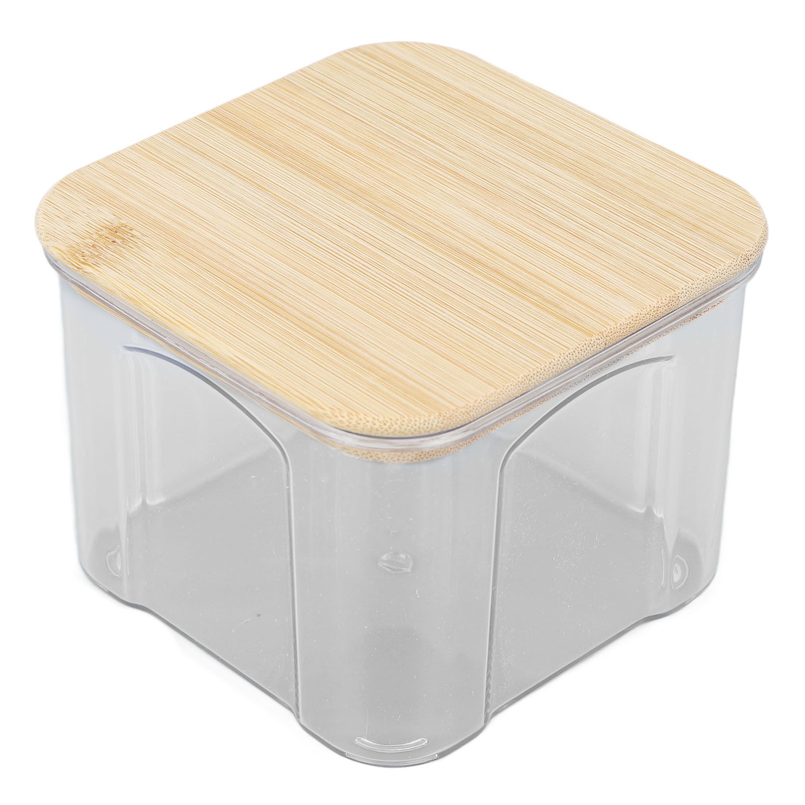 Airtight Food Storage Container Clear Food Storage Jar with Bamboo Lid for