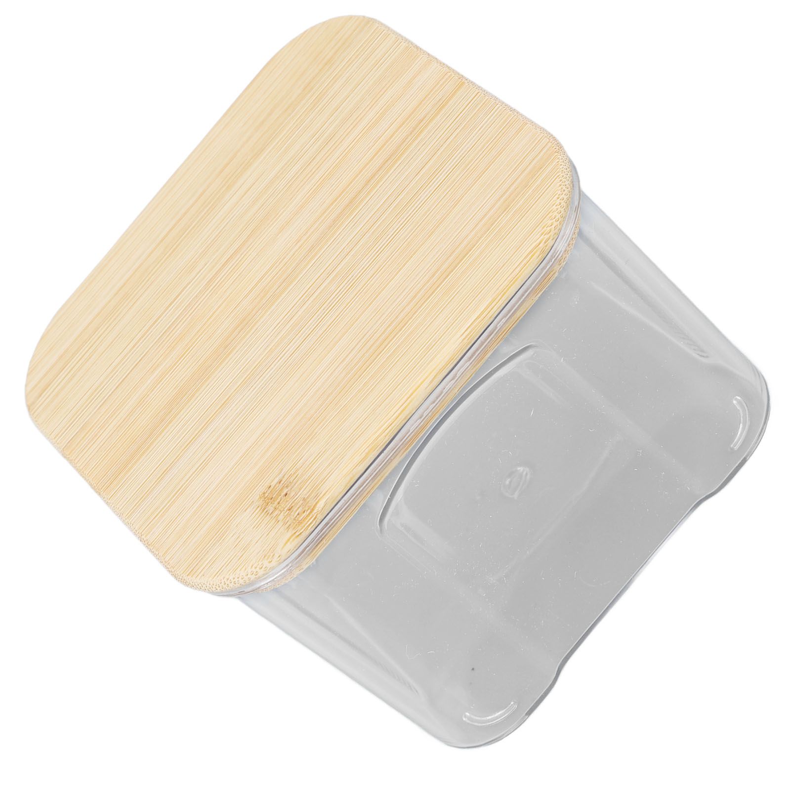 Airtight Food Storage Container Clear Food Storage Jar with Bamboo Lid for view 7