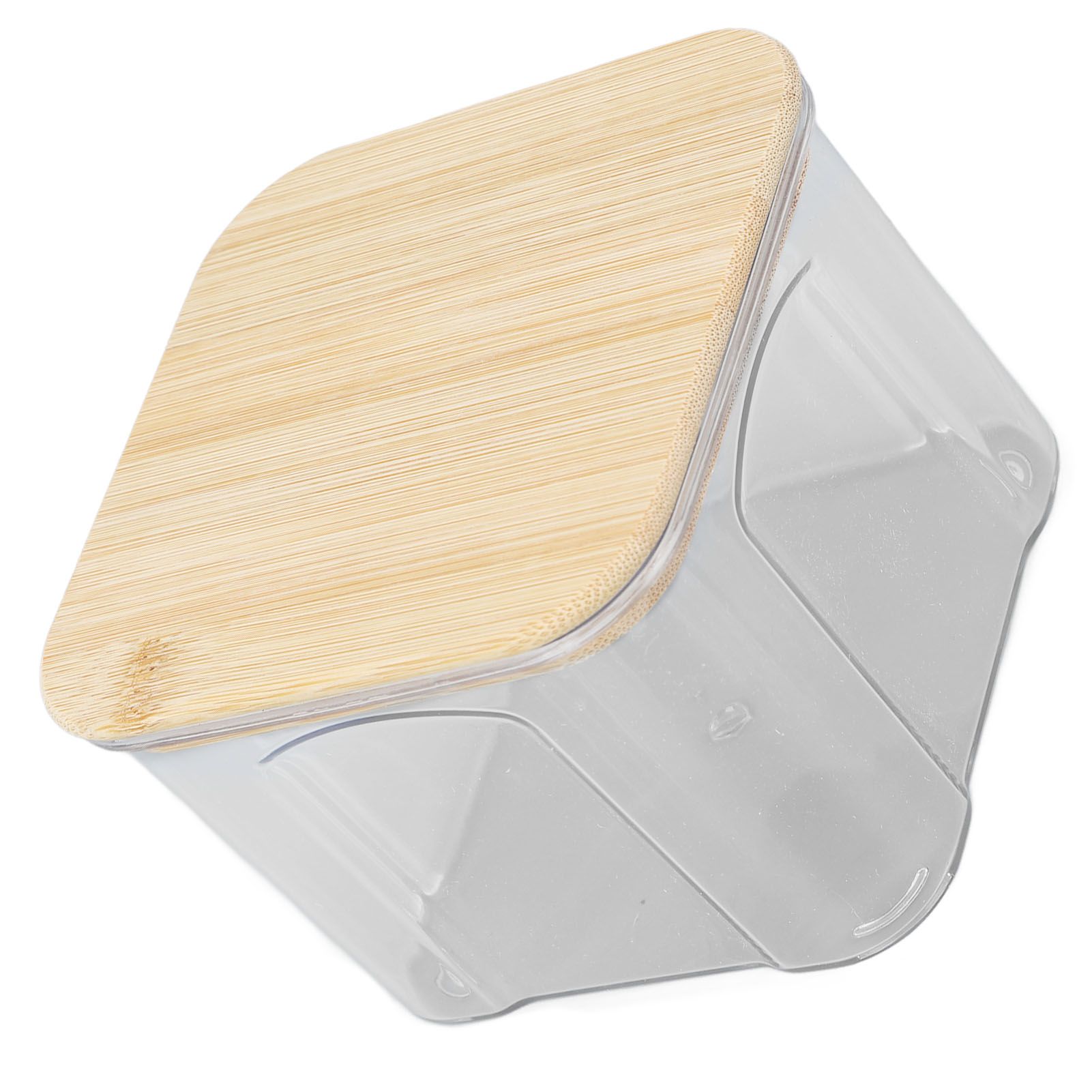 Airtight Food Storage Container Clear Food Storage Jar with Bamboo Lid for view 10