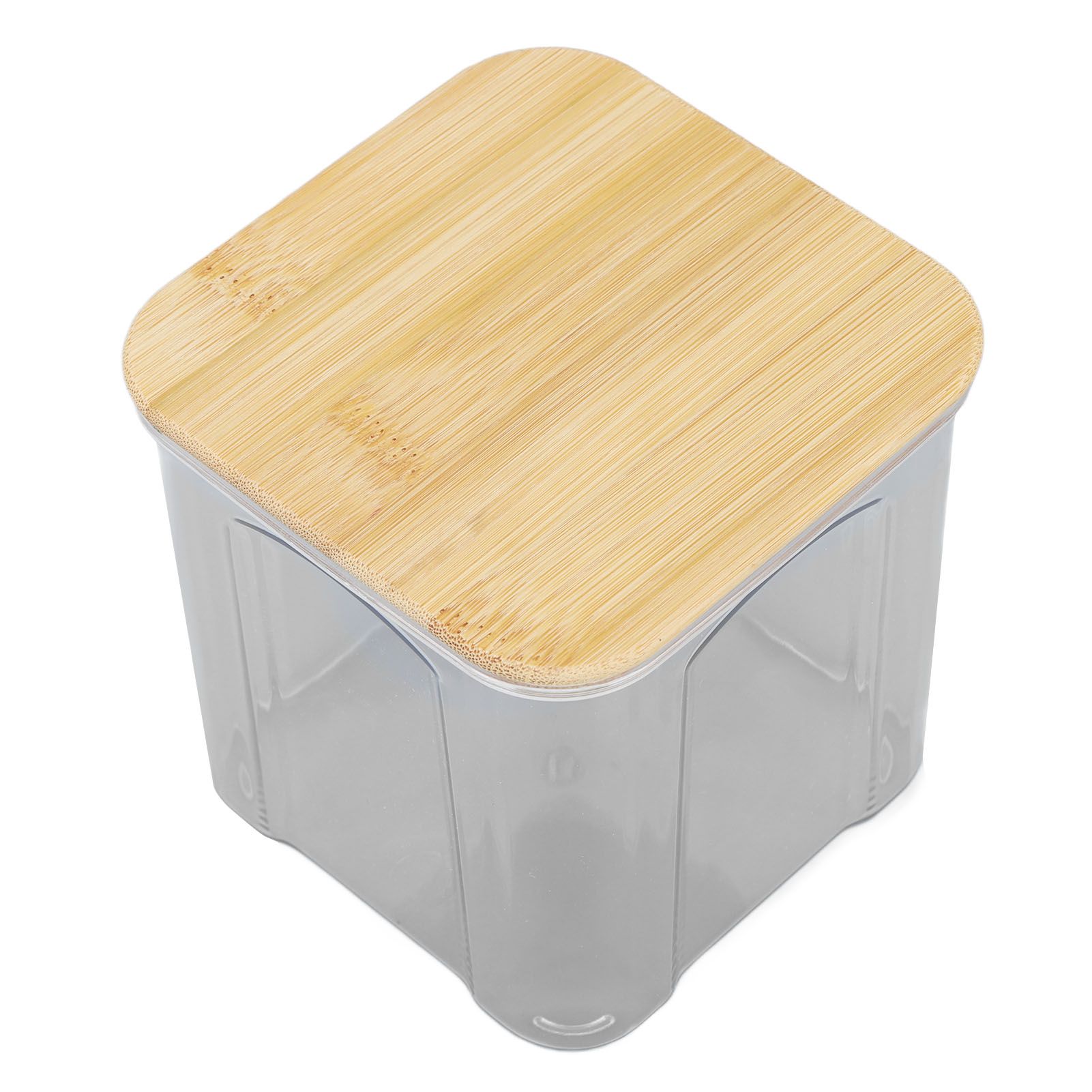 Airtight Food Storage Container Clear Food Storage Jar with Bamboo Lid for view 3
