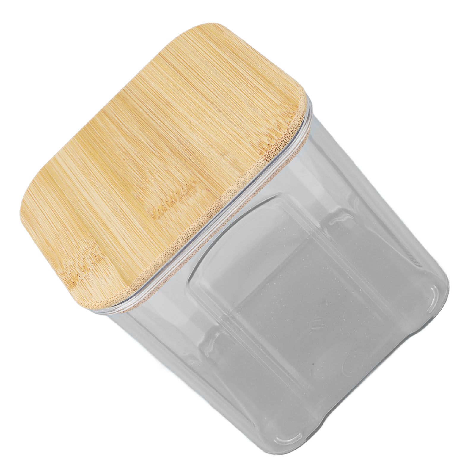 Airtight Food Storage Container Clear Food Storage Jar with Bamboo Lid for view 4