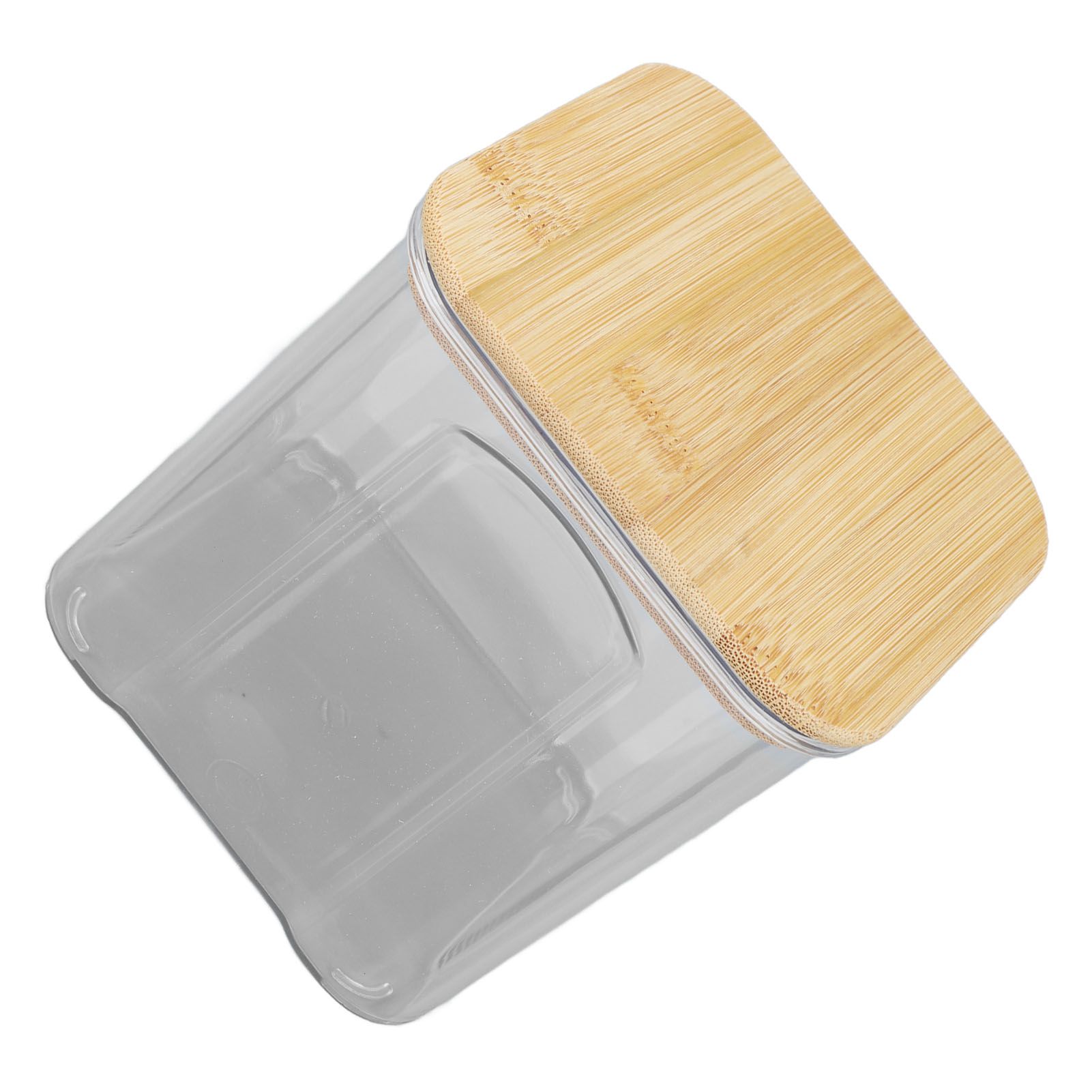Airtight Food Storage Container Clear Food Storage Jar with Bamboo Lid for view 5