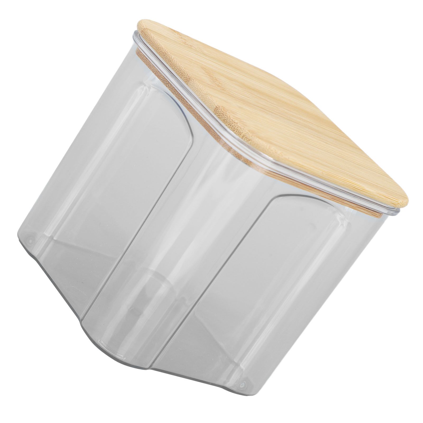 Airtight Food Storage Container Clear Food Storage Jar with Bamboo Lid for view 8