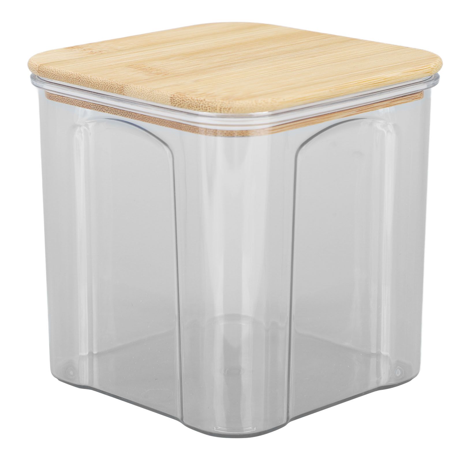 Airtight Food Storage Container Clear Food Storage Jar with Bamboo Lid for view 9