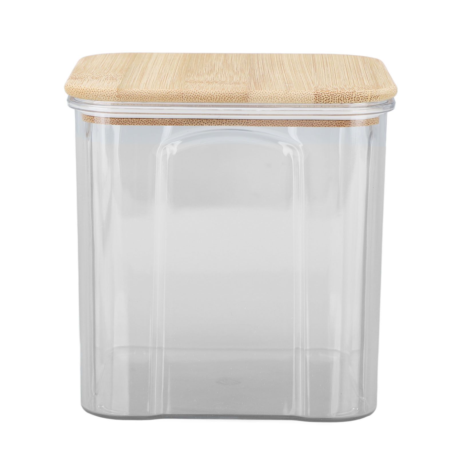 Airtight Food Storage Container Clear Food Storage Jar with Bamboo Lid for view 10