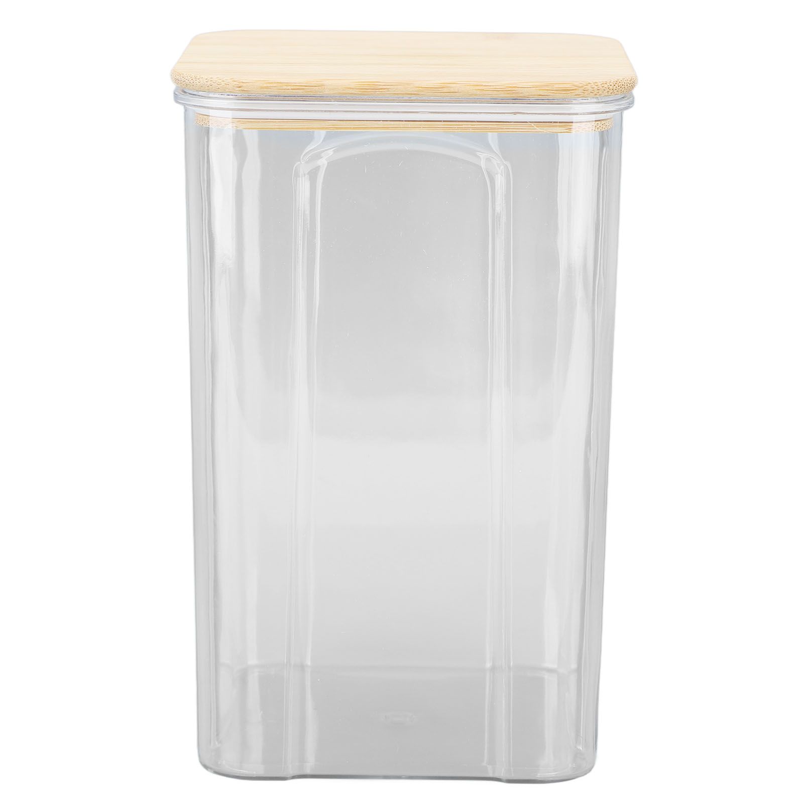 Airtight Food Storage Container Clear Food Storage Jar with Bamboo Lid for view 10