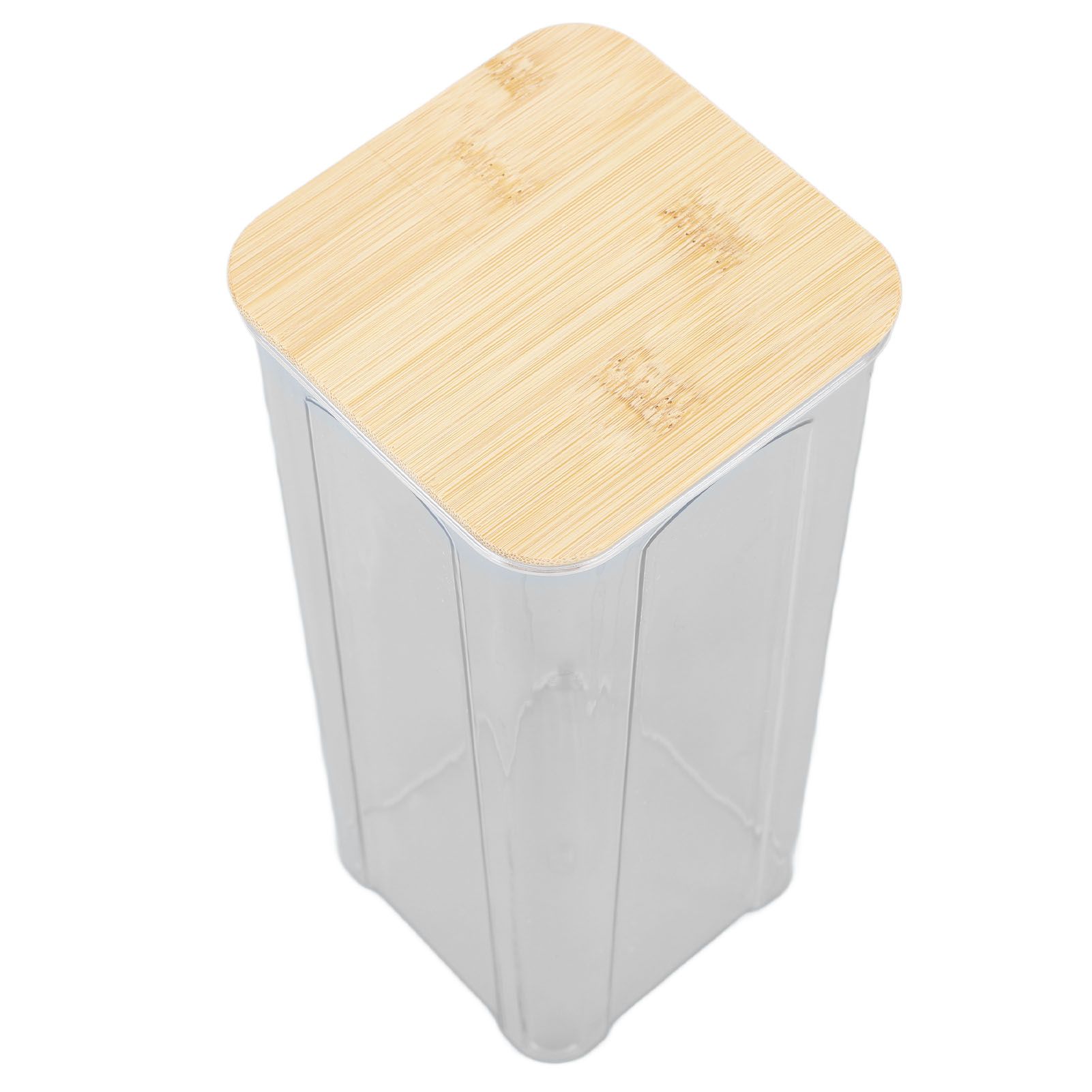 Airtight Food Storage Container Clear Food Storage Jar with Bamboo Lid for view 3
