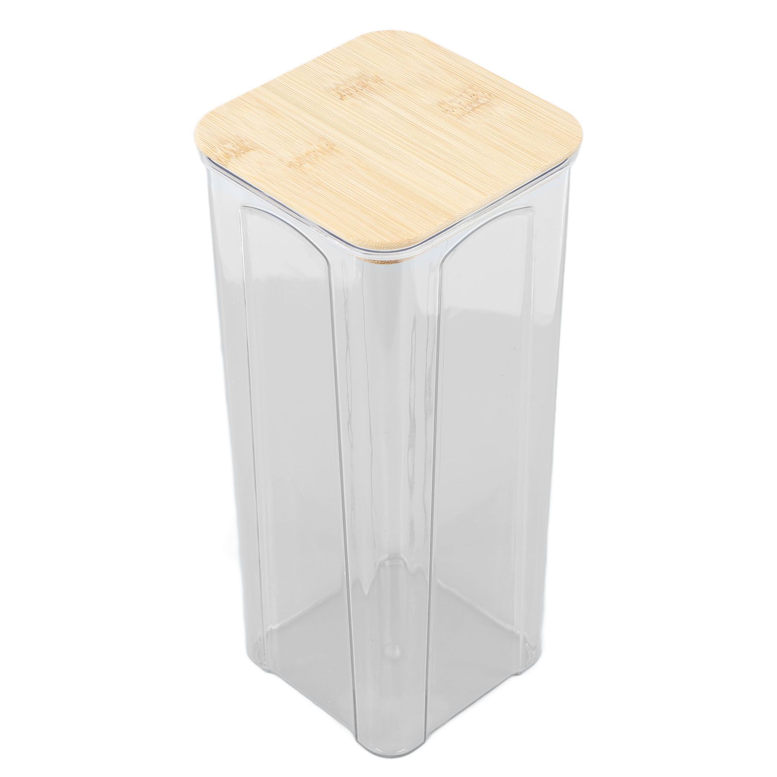 Airtight Food Storage Container Clear Food Storage Jar with Bamboo Lid for view 6