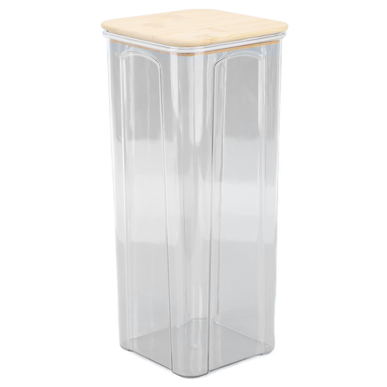 Airtight Food Storage Container Clear Food Storage Jar with Bamboo Lid for view 11