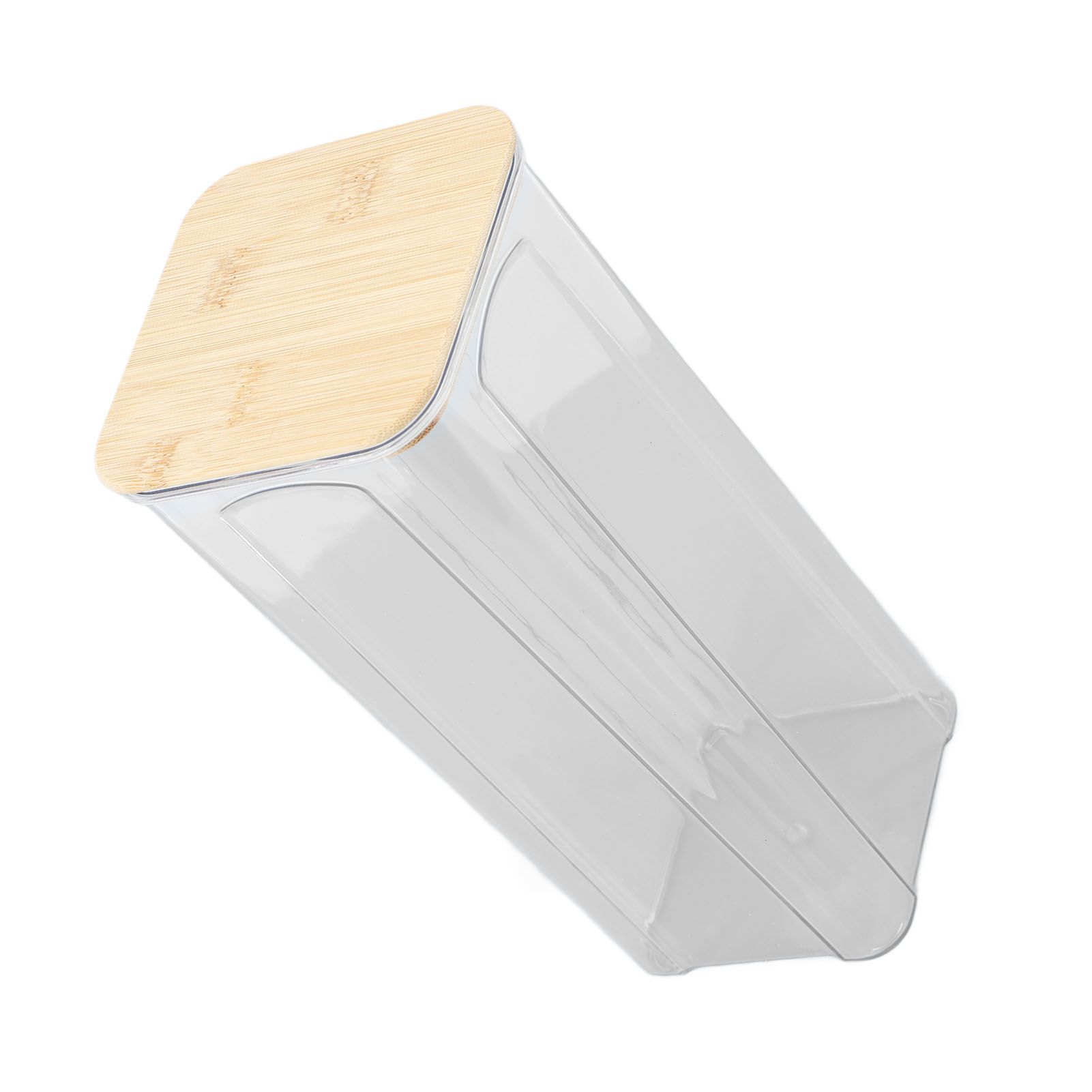Airtight Food Storage Container Clear Food Storage Jar with Bamboo Lid for view 15