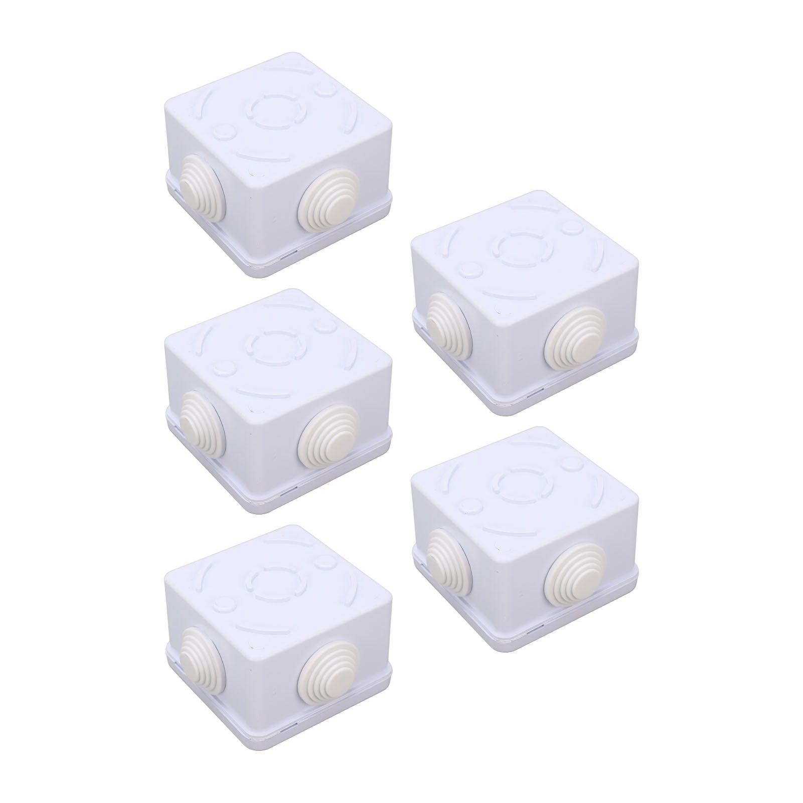 5Pcs Plastic Waterproof Cable Box with Rubber Plug IP55 Waterproof Plug view 6
