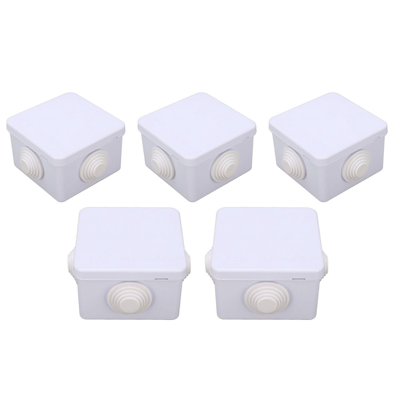 5Pcs Plastic Waterproof Cable Box with Rubber Plug IP55 Waterproof Plug view 10