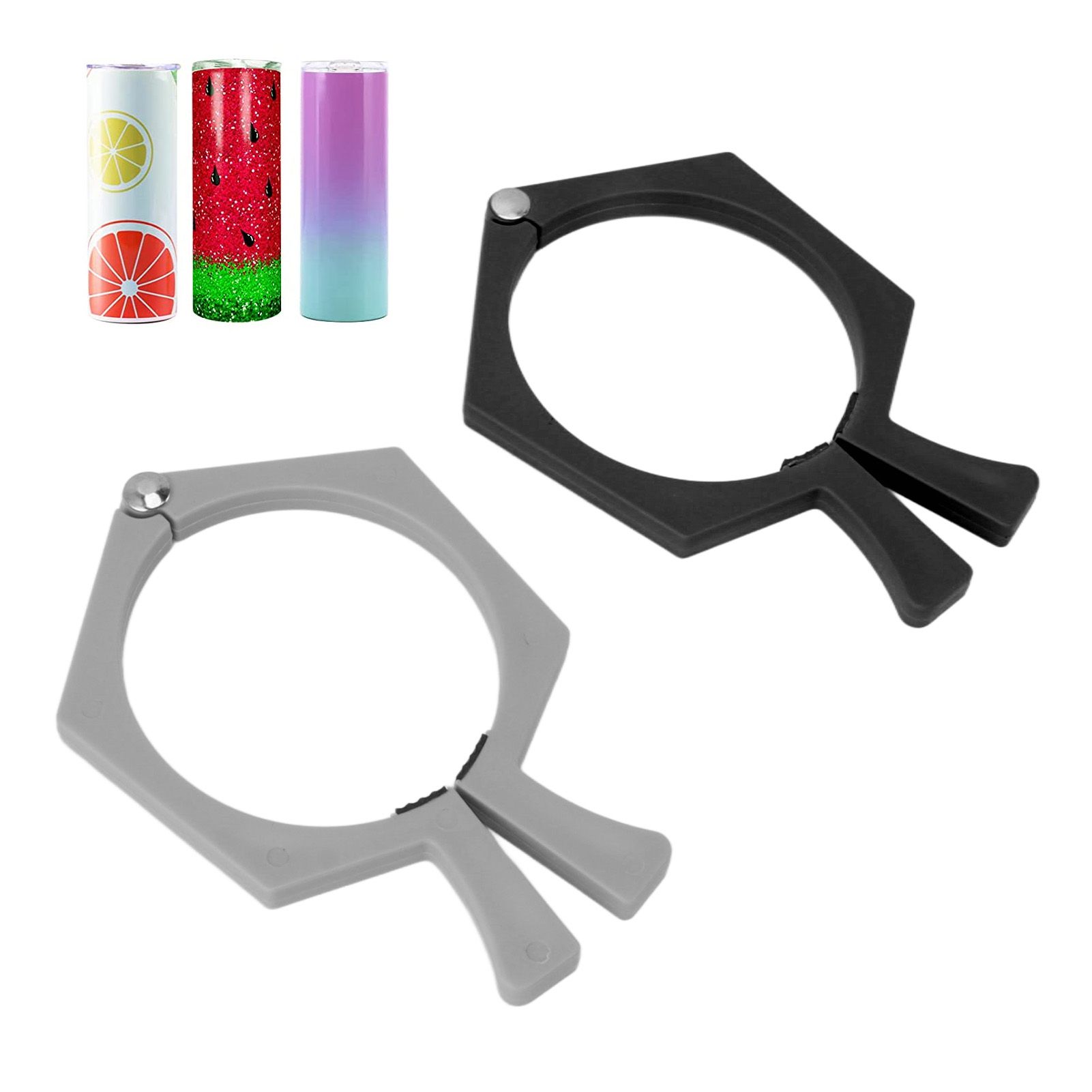 2PCS Sublimation Cup Clamp ABS Nonslip Tumbler Wrapping Clamp for Sublimation view 11