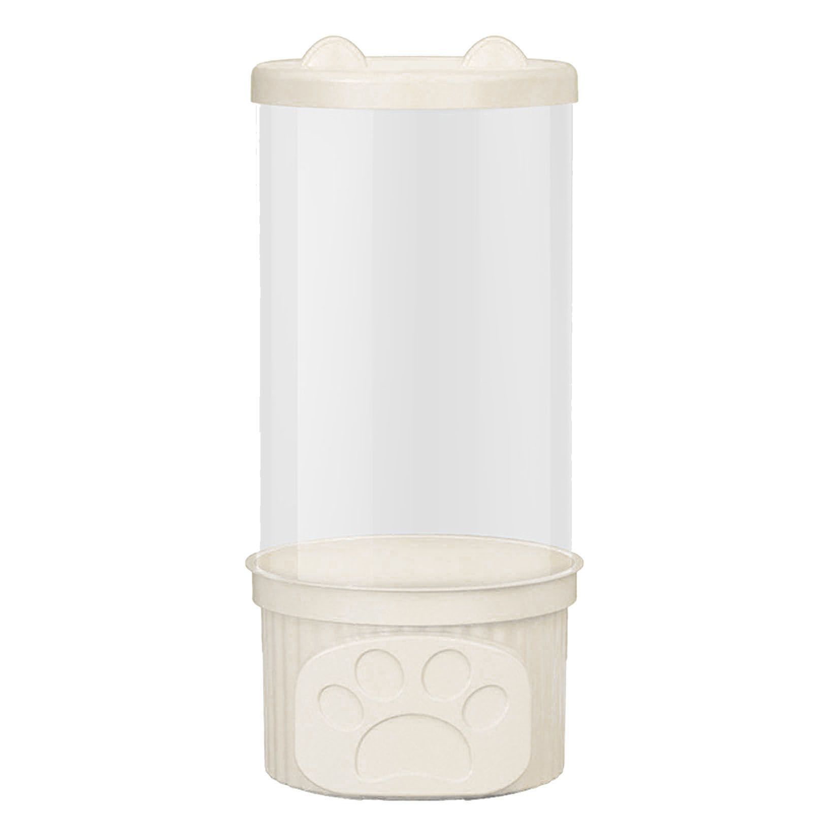 Toy Storage Container PET Transparent Cylinder Plush Toy Display Bucket with